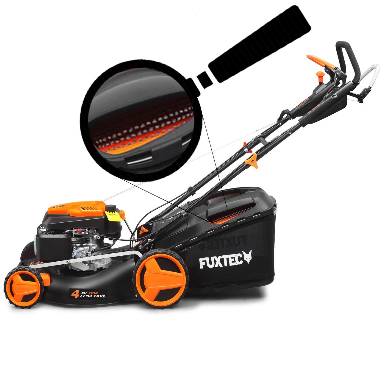 Tagliaerba Tosaerba benzina semovente velocità variabile FX-RM5196PRO FUXTEC 196cc 4in1 mulching