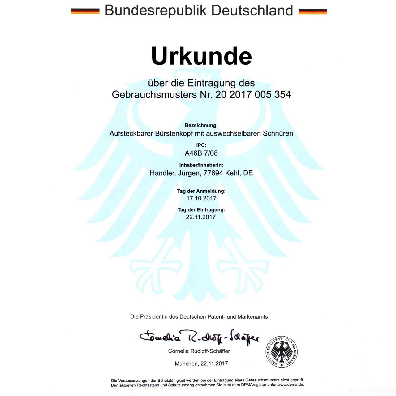 Wildkrautbürstenaufsatz inkl. Fadenkopffunktion 8mm für Rasentrimmer