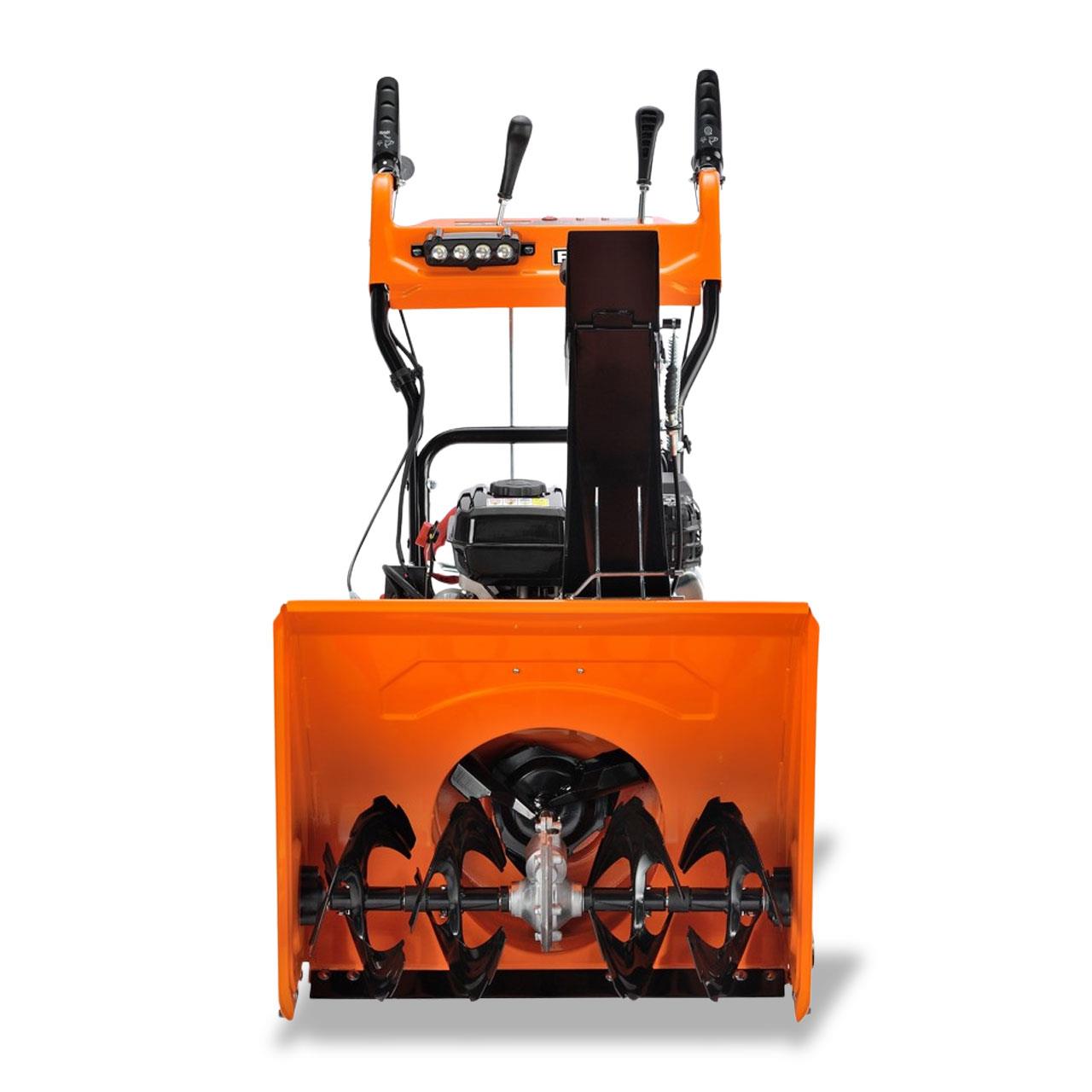 FUXTEC Spazzaneve a scoppio FX-SF2196 con Motore 4 Tempi da 196cc – Larghezza di Lavoro 61 cm– Avviamento Elettrico