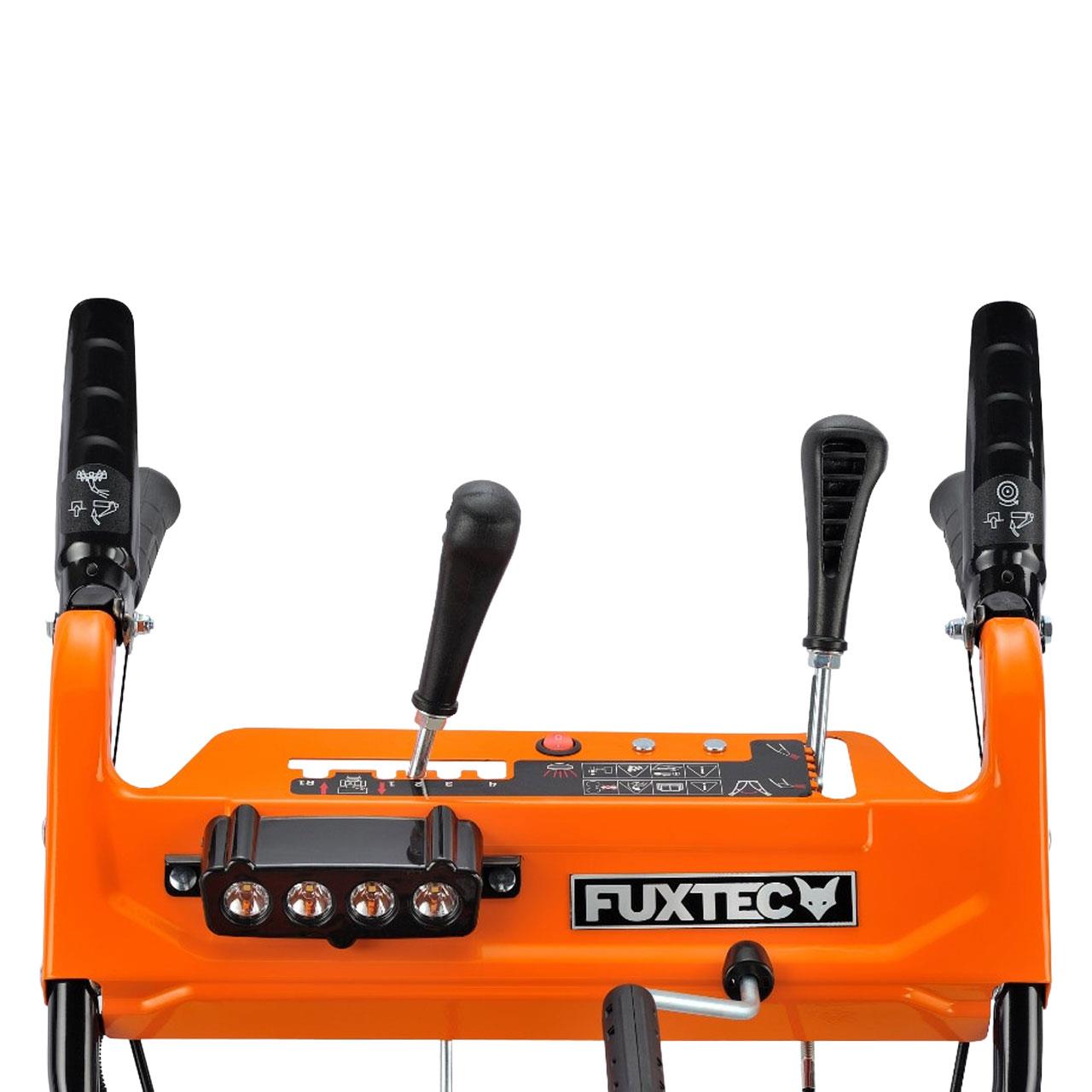 FUXTEC Spazzaneve a scoppio FX-SF2196 con Motore 4 Tempi da 196cc – Larghezza di Lavoro 61 cm– Avviamento Elettrico