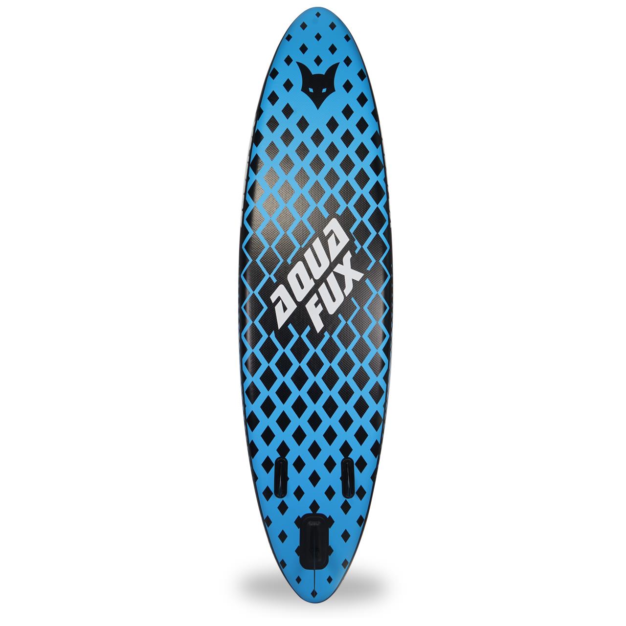 Tavola Stand Up Paddle, SUP Board FUXTEC SUP320Eco Tavola Nera e bianca.