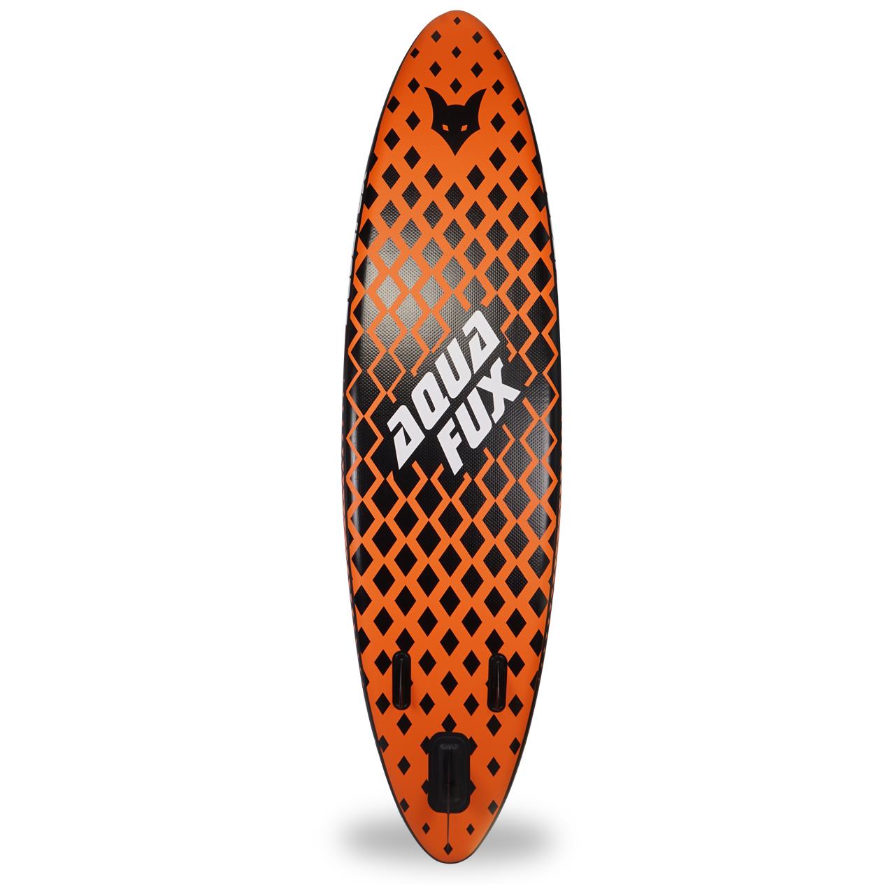 Tavola Stand Up Paddle, SUP Board FUXTEC SUP320Eco Tavola Nera e bianca.