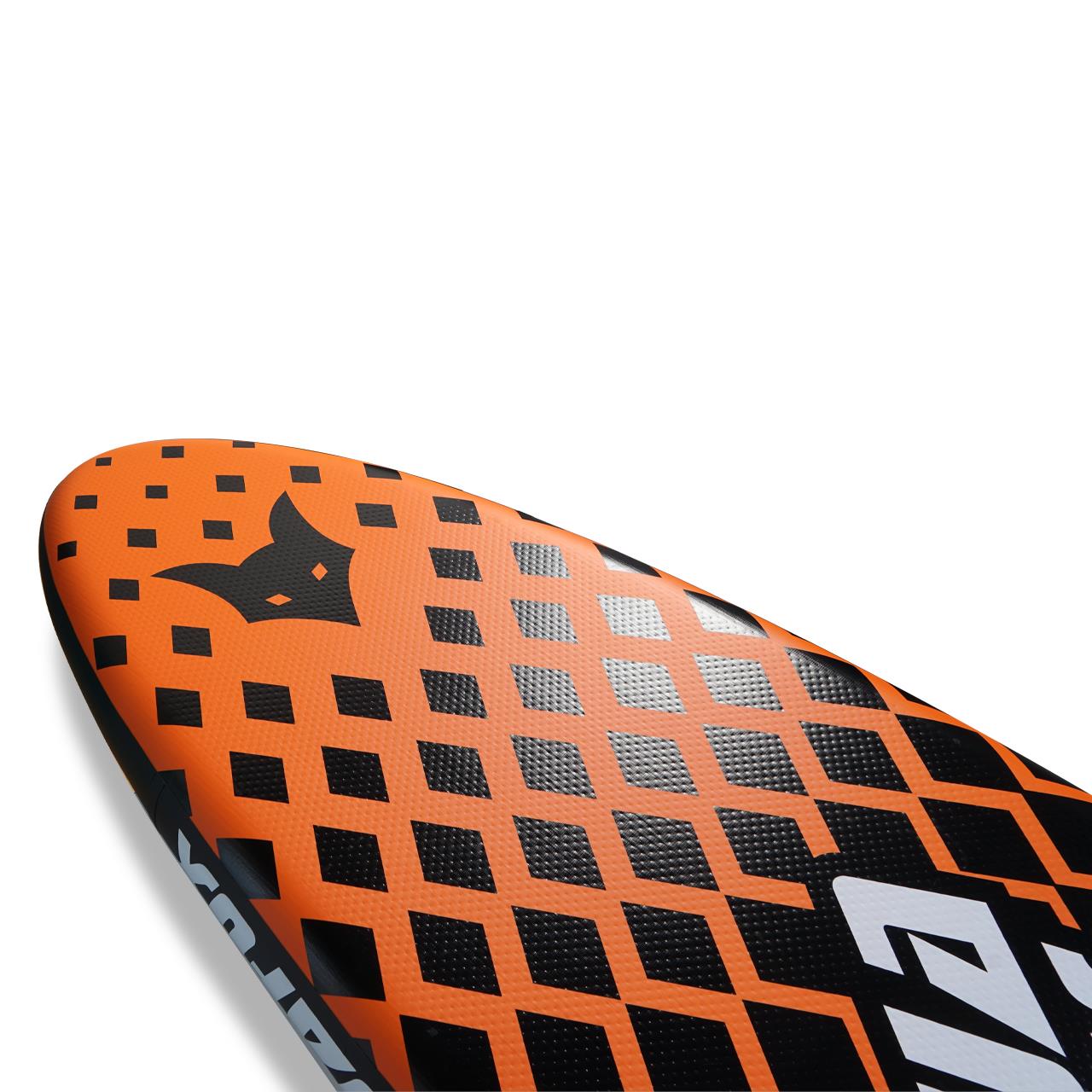Tavola Stand Up Paddle, SUP Board FUXTEC SUP320Eco Tavola Nera e bianca.