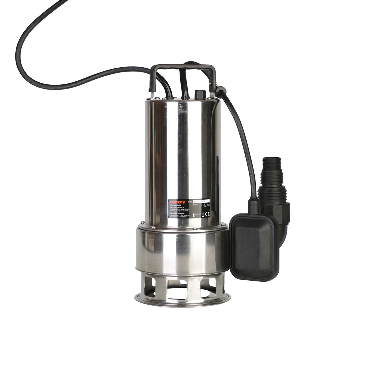 Pompa immersione in acciaio inox 1100W FUXTEC FX-TP11100 - 15000 litri all'ora