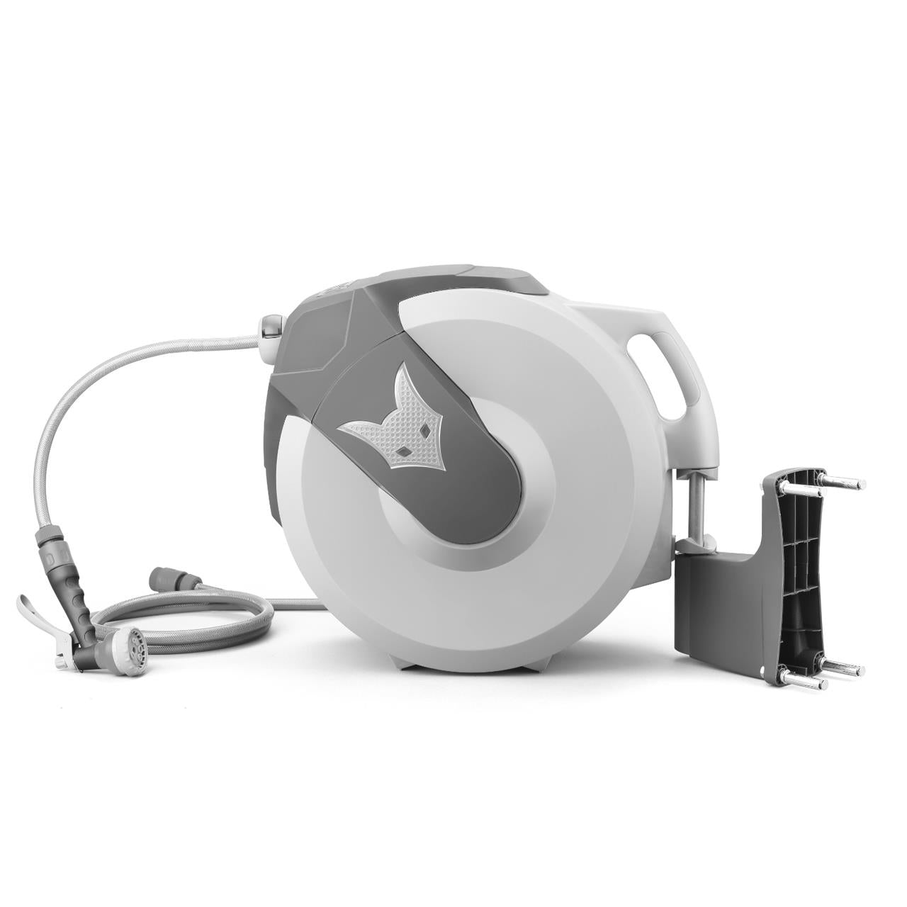 Avvolgitubo automatico da parete 30 m GRIGIO FUXTEC FX-WSA30