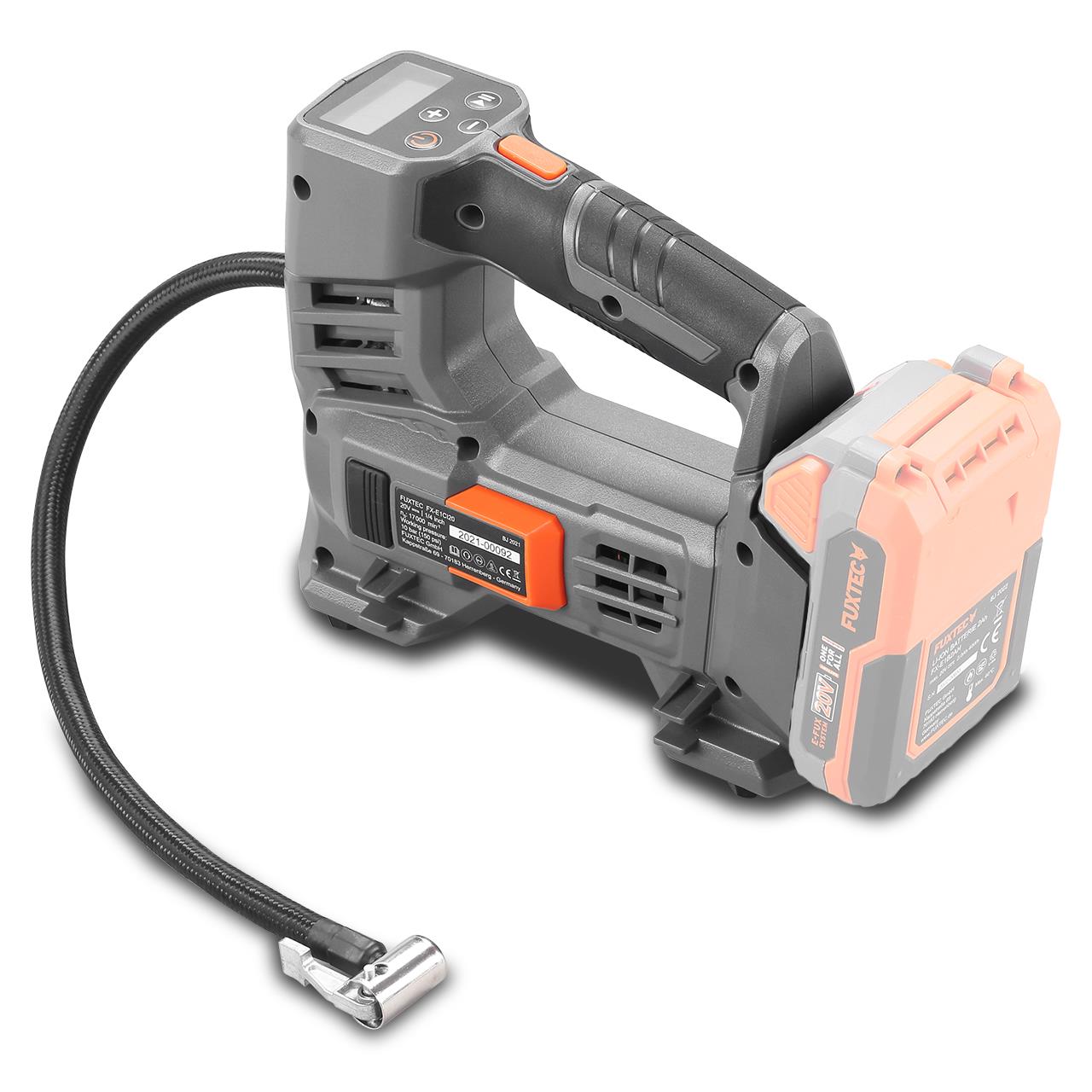 Compressore a batteria FUXTEC 20V FX-E1CI20 senza batteria e caricatore
