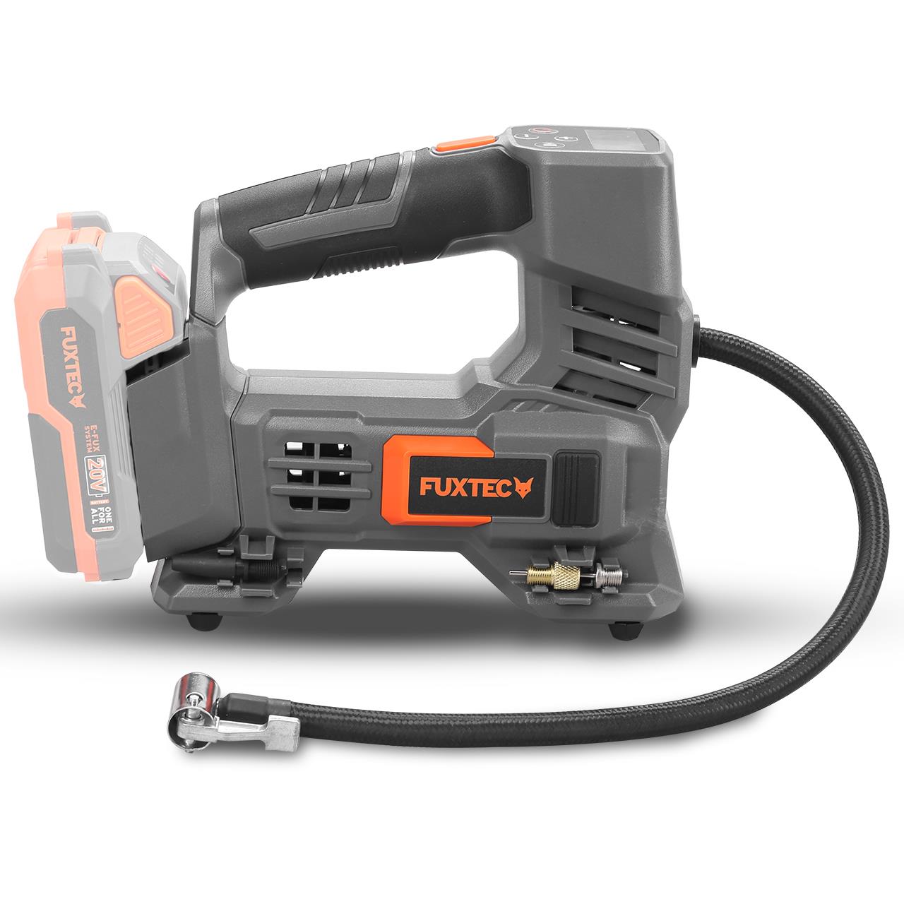 Compressore a batteria FUXTEC 20V FX-E1CI20 senza batteria e caricatore