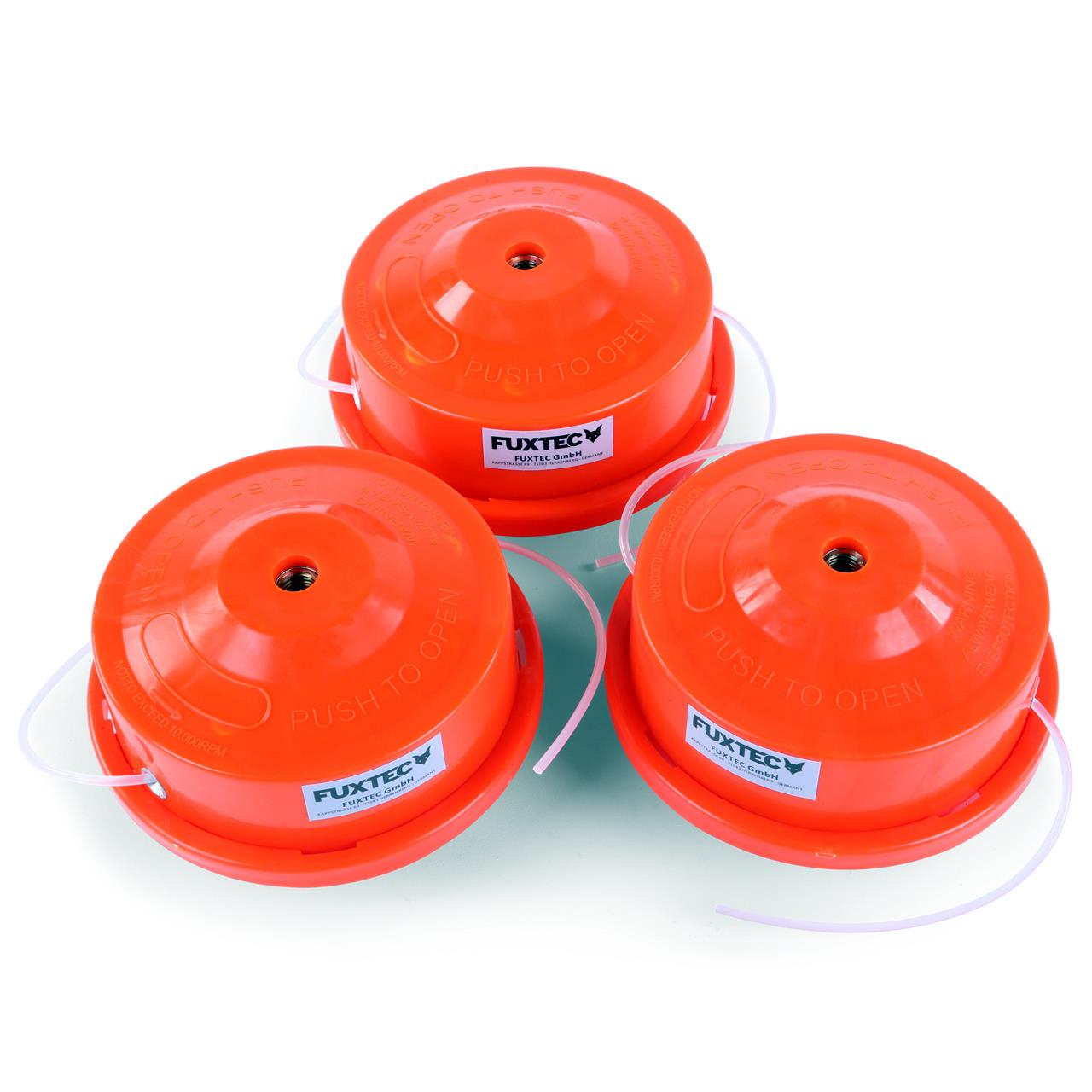 Bobina / testina doppio filetto 3 Pezzi nylon per decespugliatore FUXTEC