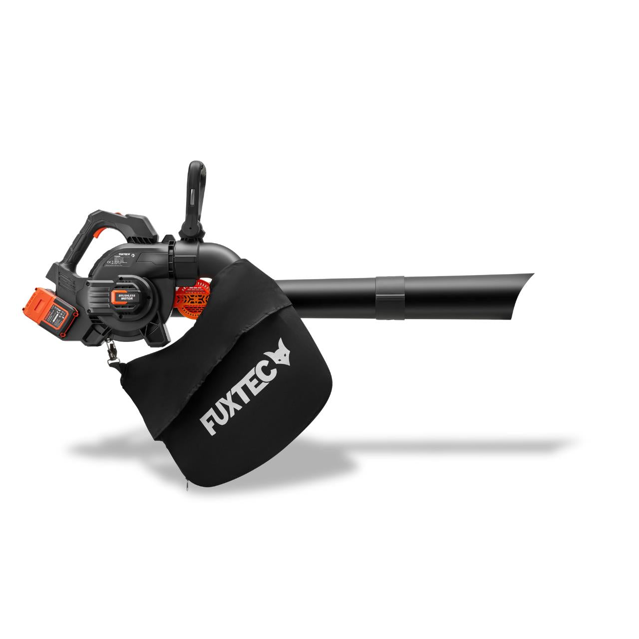 FUXTEC Soffiatore aspirafoglie a batteria 40V SET con 2x Batterie e doppio caricatore FX-E2LBSSet