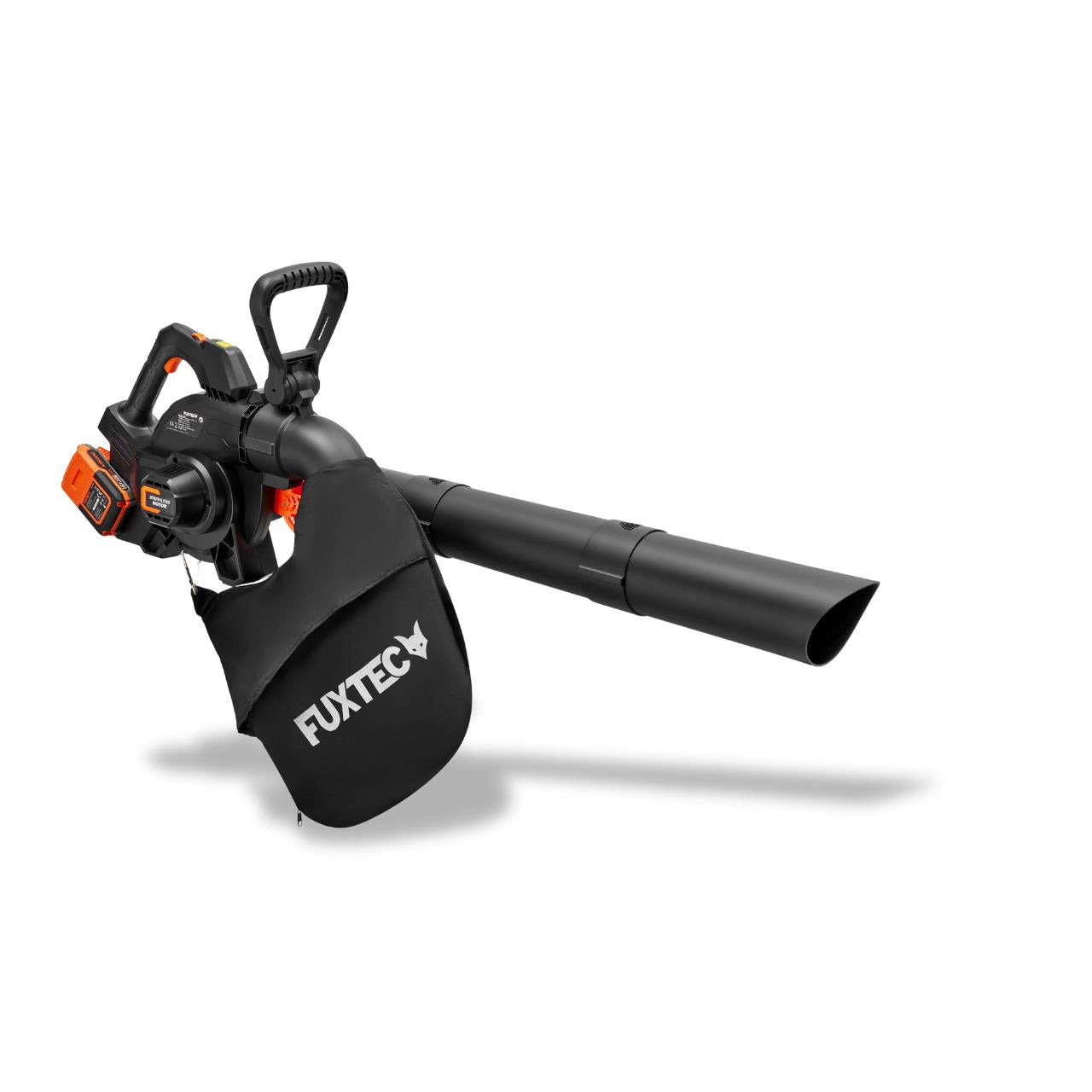 FUXTEC Soffiatore aspirafoglie a batteria 40V SET con 2x Batterie e doppio caricatore FX-E2LBSSet