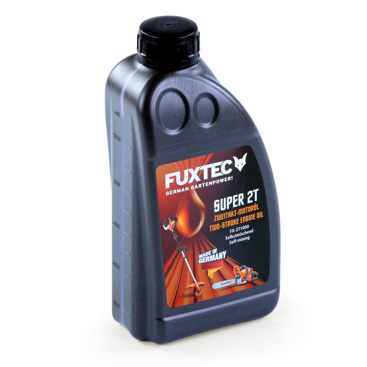 1 litro di olio semisintetico automiscelante per due tempi FUXTEC 2T1000 made in Germany