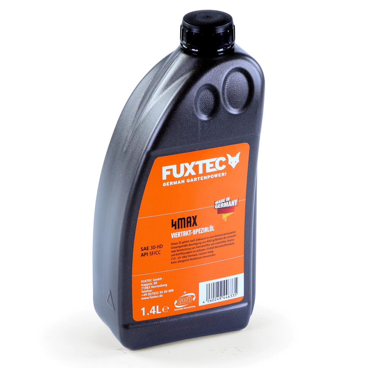 Olio motore 4-Tempi SAE30 FUXTEC FX-4T1400