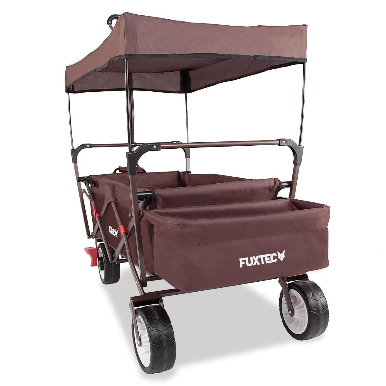 Carrello Pieghevole da giardino da spiaggia con tettuccio FUXTEC FX-CT350