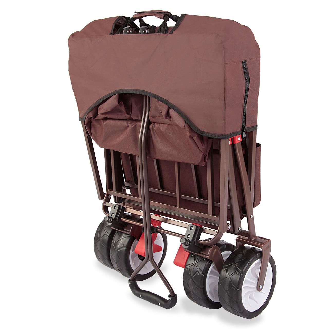 Carrello Pieghevole da giardino da spiaggia con tettuccio FUXTEC FX-CT350