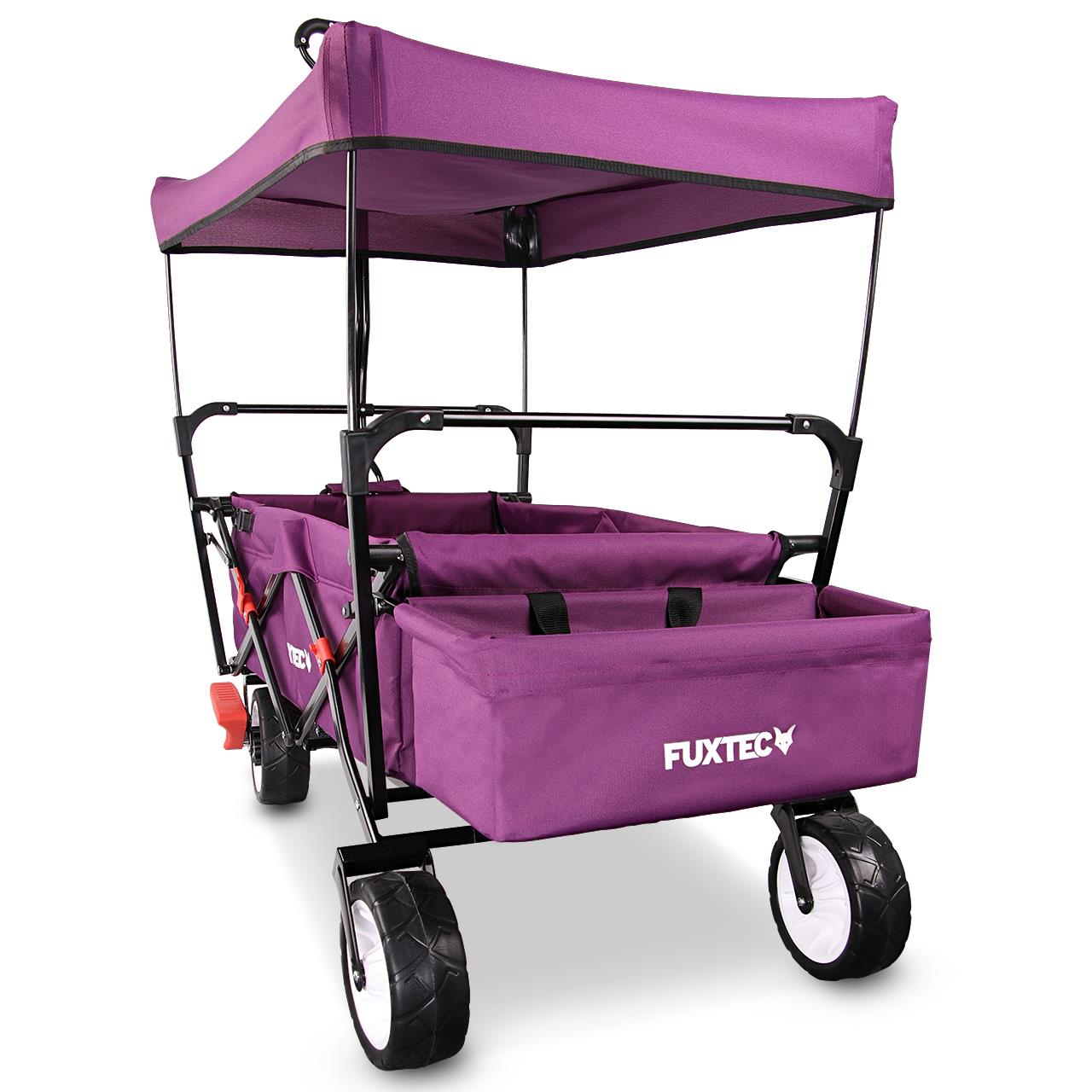 Carrello Pieghevole da giardino da spiaggia con tettuccio FUXTEC FX-CT350