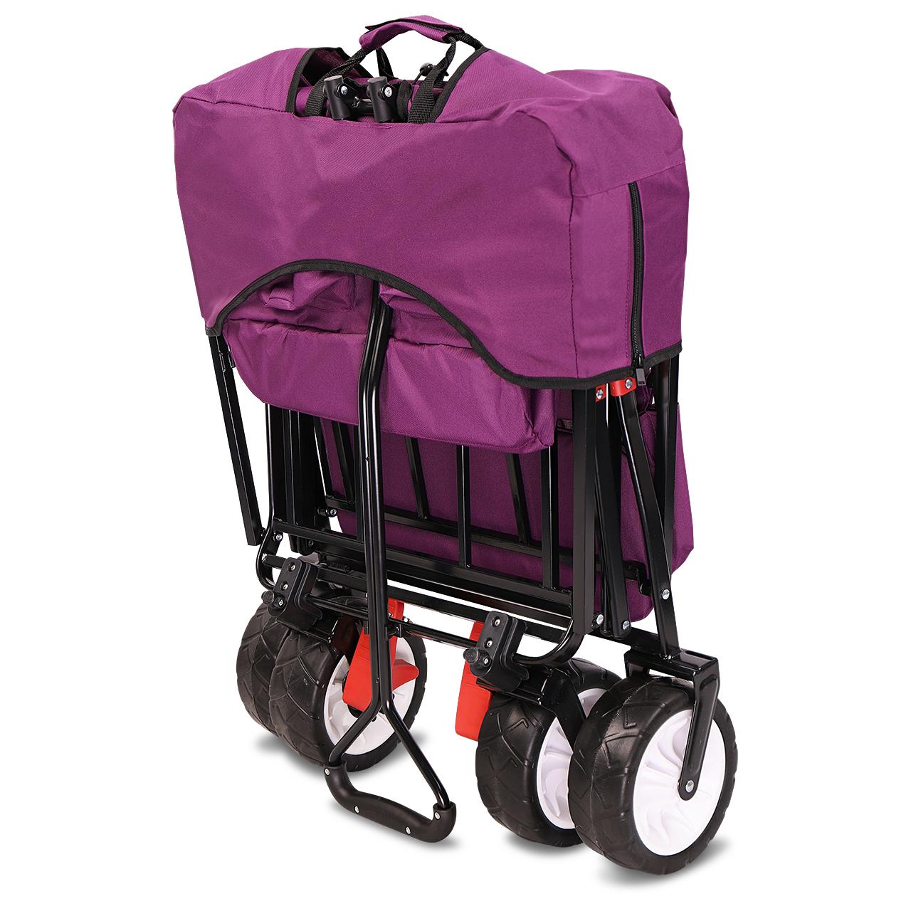 Carrello Pieghevole da giardino da spiaggia con tettuccio FUXTEC FX-CT350