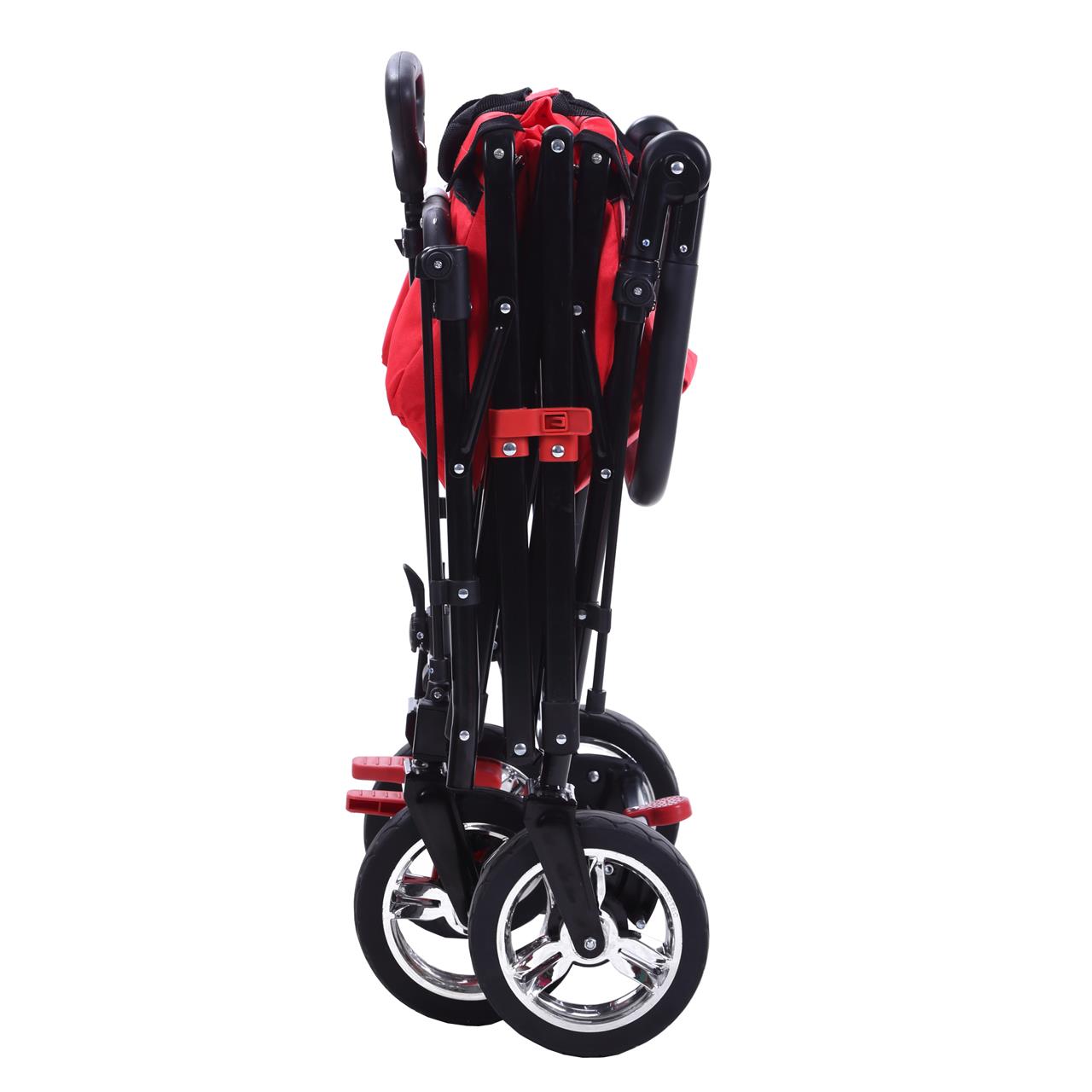 Carrello pieghevole da giardino  FUXTEC CT-700 con tettuccio apribile ROSSO