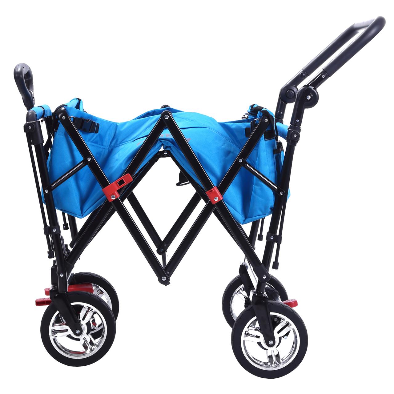 Carrello pieghevole da giardino  FUXTEC CT-700 con tettuccio apribile BLU