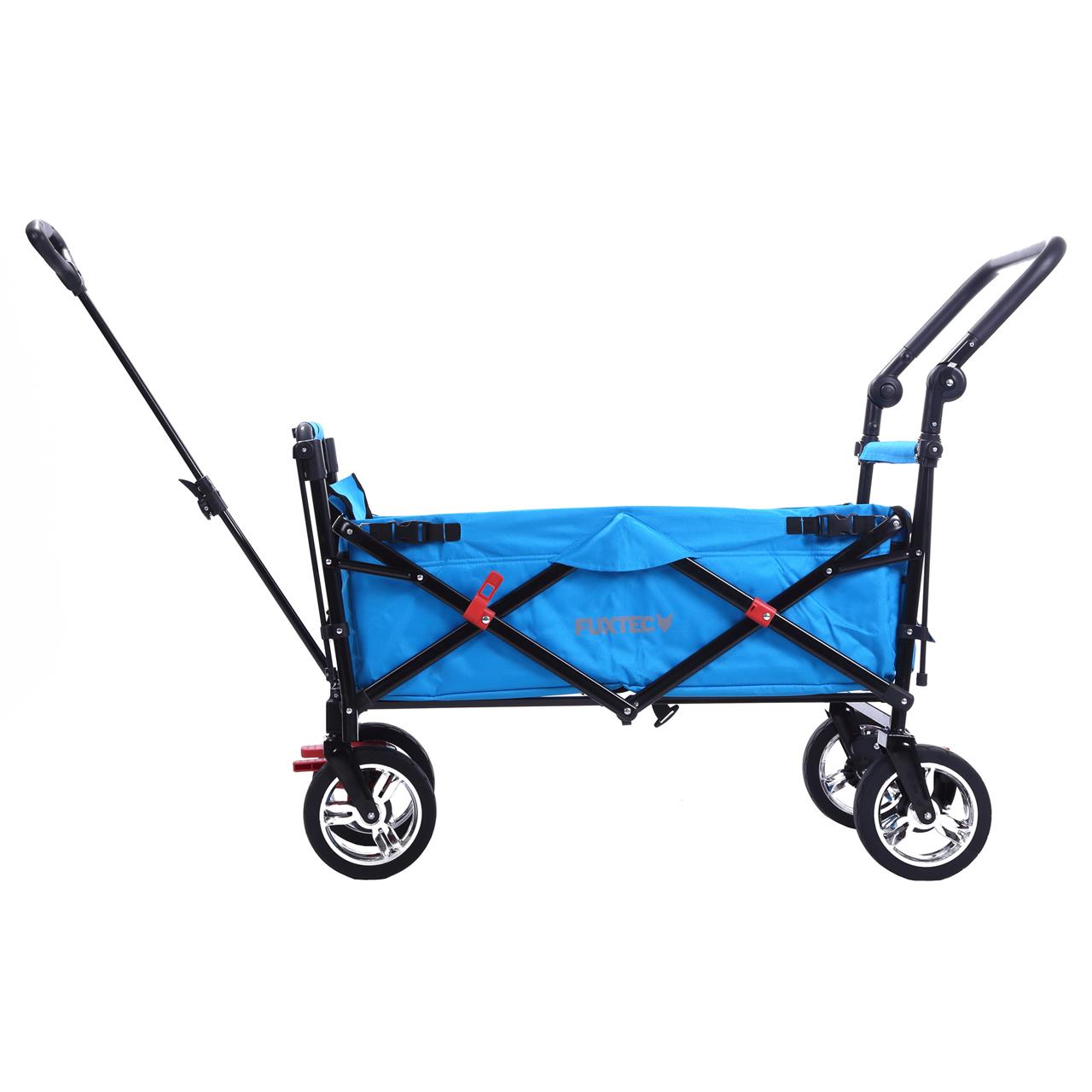 Carrello pieghevole da giardino  FUXTEC CT-700 con tettuccio apribile BLU