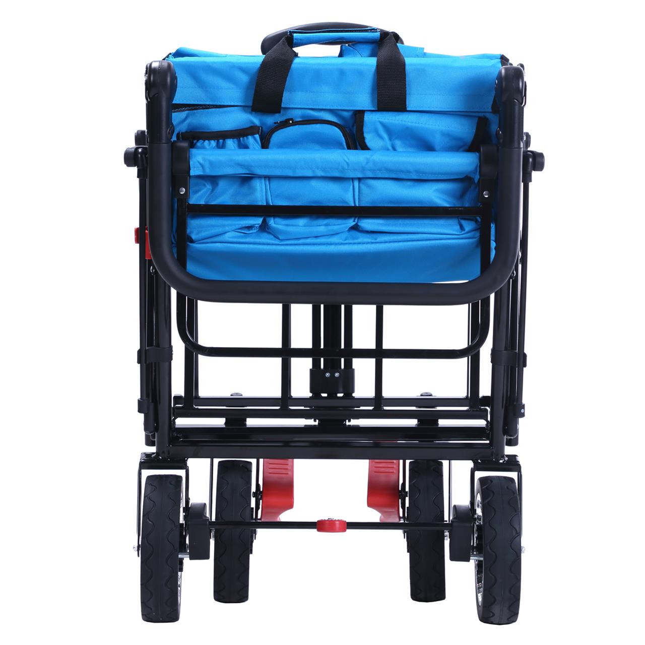 Carrello pieghevole da giardino  FUXTEC CT-700 con tettuccio apribile BLU