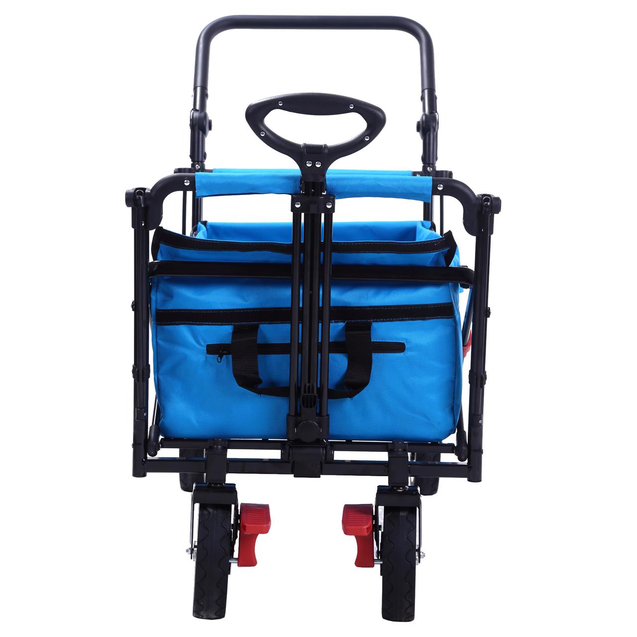 Carrello pieghevole da giardino  FUXTEC CT-700 con tettuccio apribile BLU