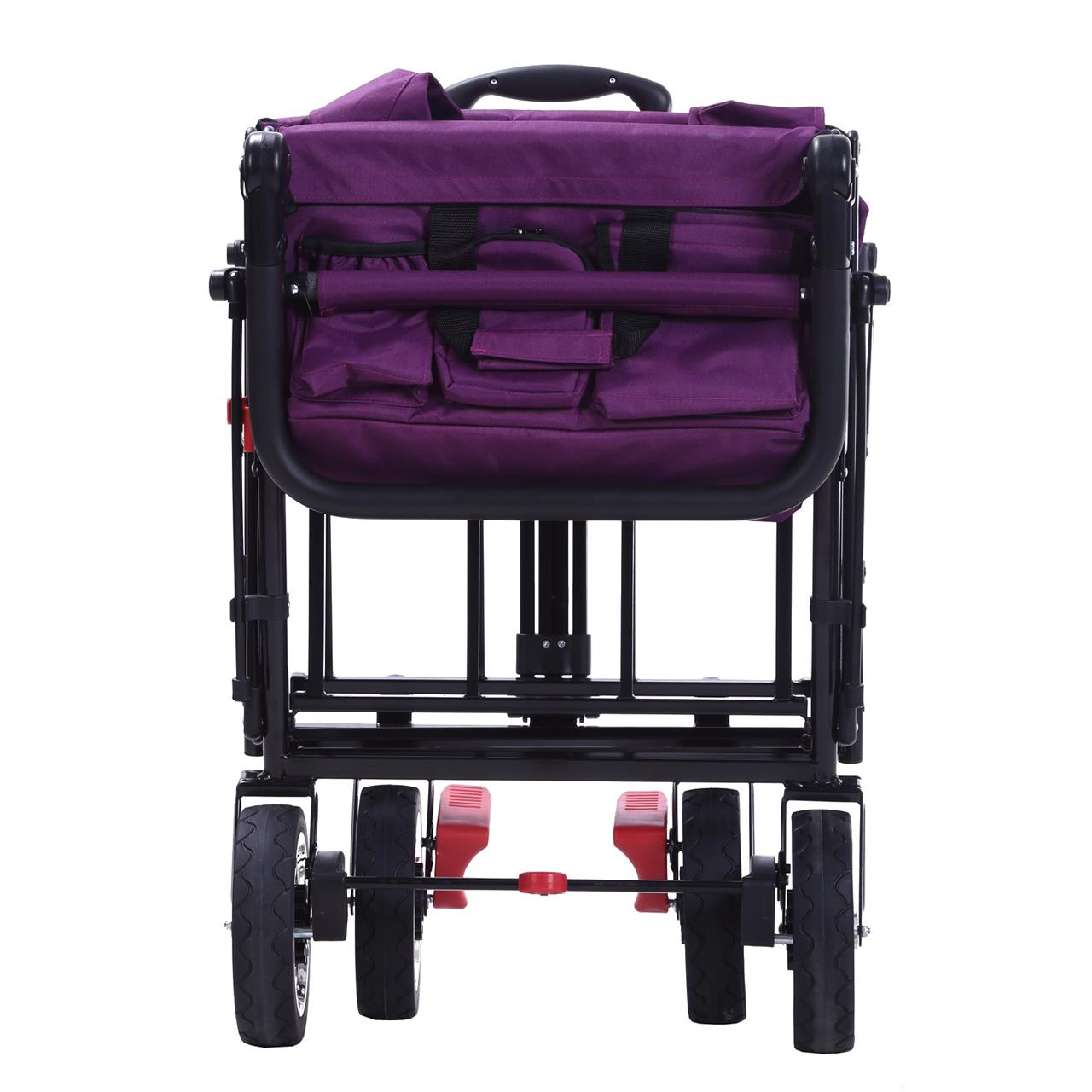 Carrello pieghevole da giardino  FUXTEC CT700 con tettuccio apribile VIOLA