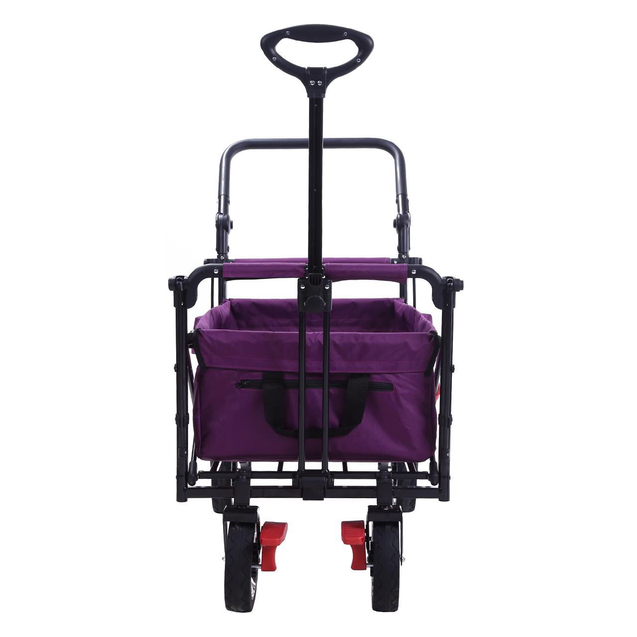 Carrello pieghevole da giardino  FUXTEC CT700 con tettuccio apribile VIOLA