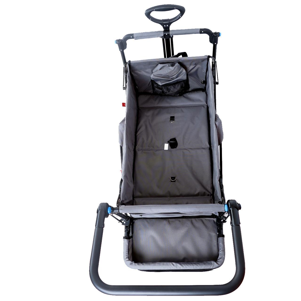 Carrello pieghevole giardino FUXTEC FX-CT800 con tettuccio parasole per il trasporto dei bambini