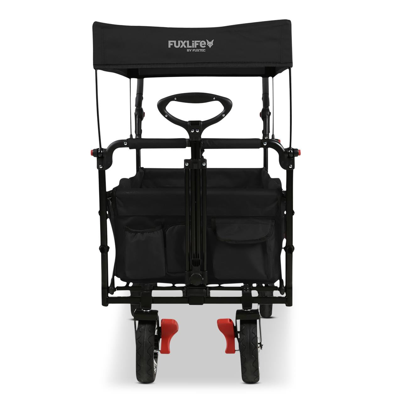 Carrello pieghevole giardino FUXTEC FX-CT800 con tettuccio parasole per il trasporto dei bambini