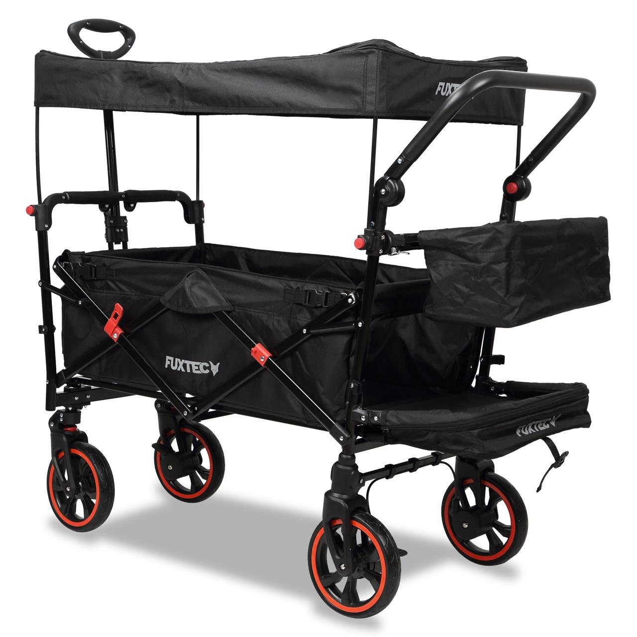 Carrello pieghevole premium passeggino per trasporto bambini spesa FUXTEC CT850