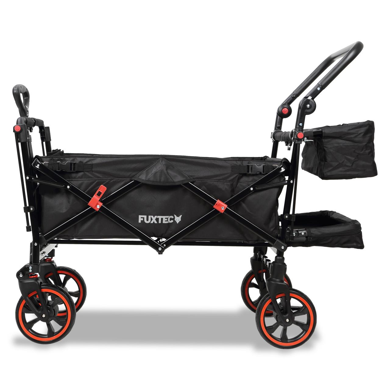 Carrello pieghevole premium passeggino per trasporto bambini spesa FUXTEC CT850