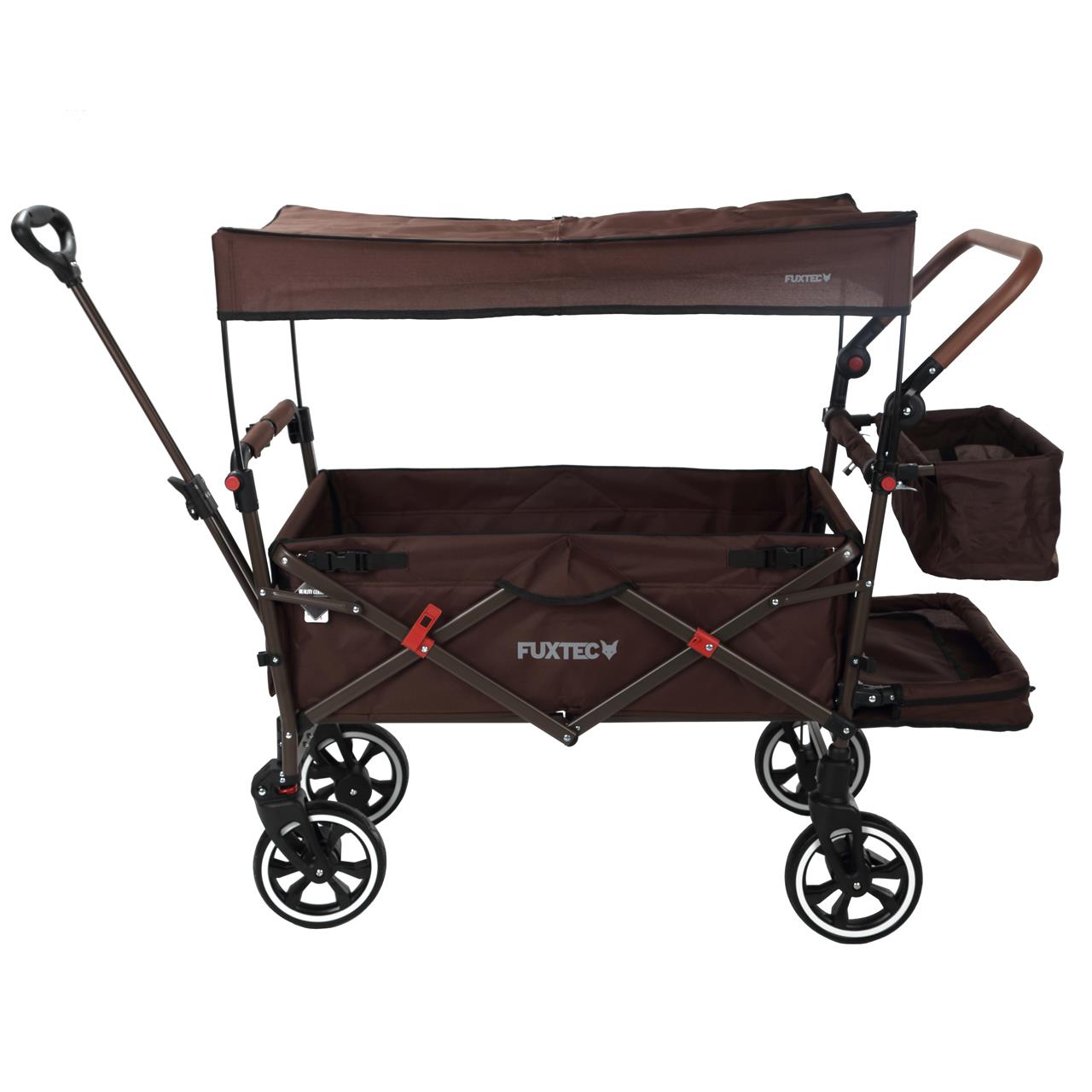 Carrello pieghevole premium passeggino per trasporto bambini spesa FUXTEC CT850