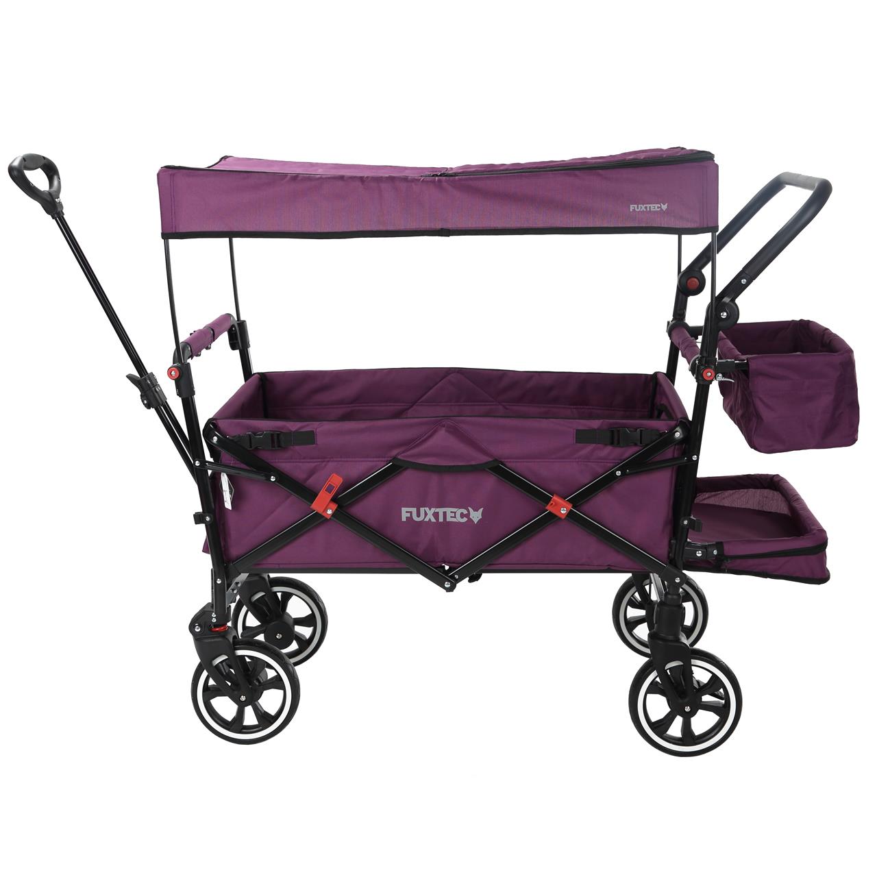 Carrello pieghevole premium passeggino per trasporto bambini spesa FUXTEC CT850