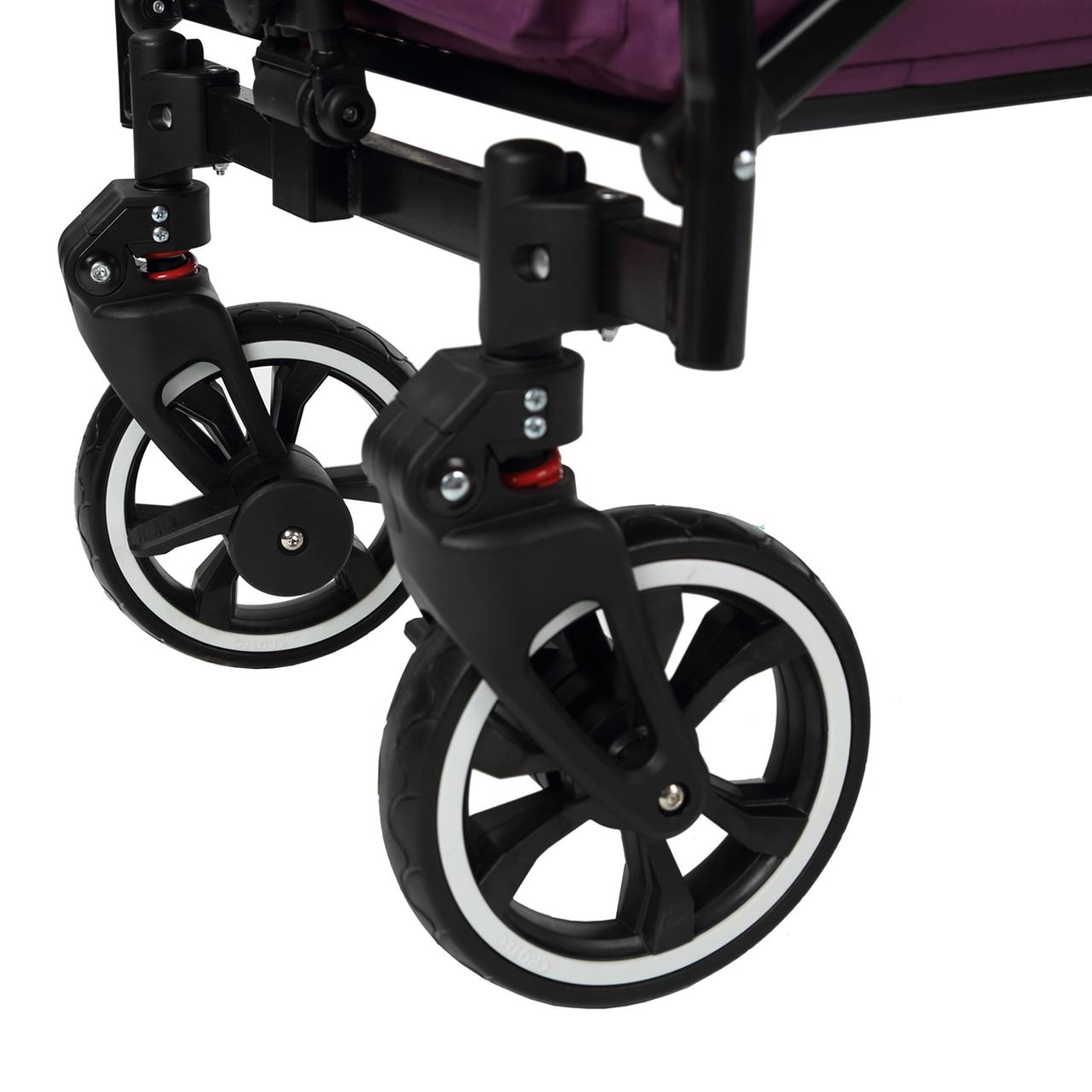 Carrello pieghevole premium passeggino per trasporto bambini spesa FUXTEC CT850