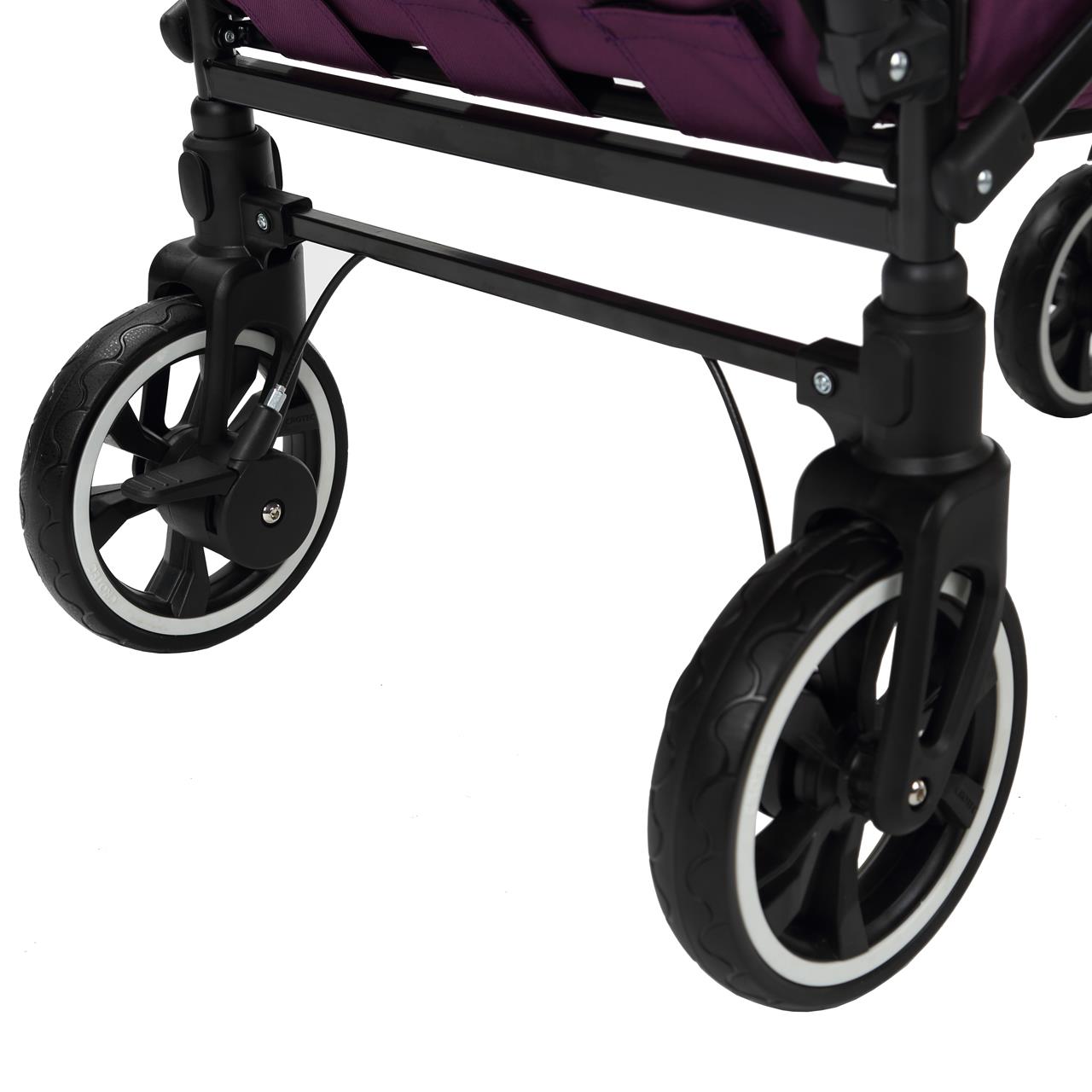 Carrello pieghevole premium passeggino per trasporto bambini spesa FUXTEC CT850