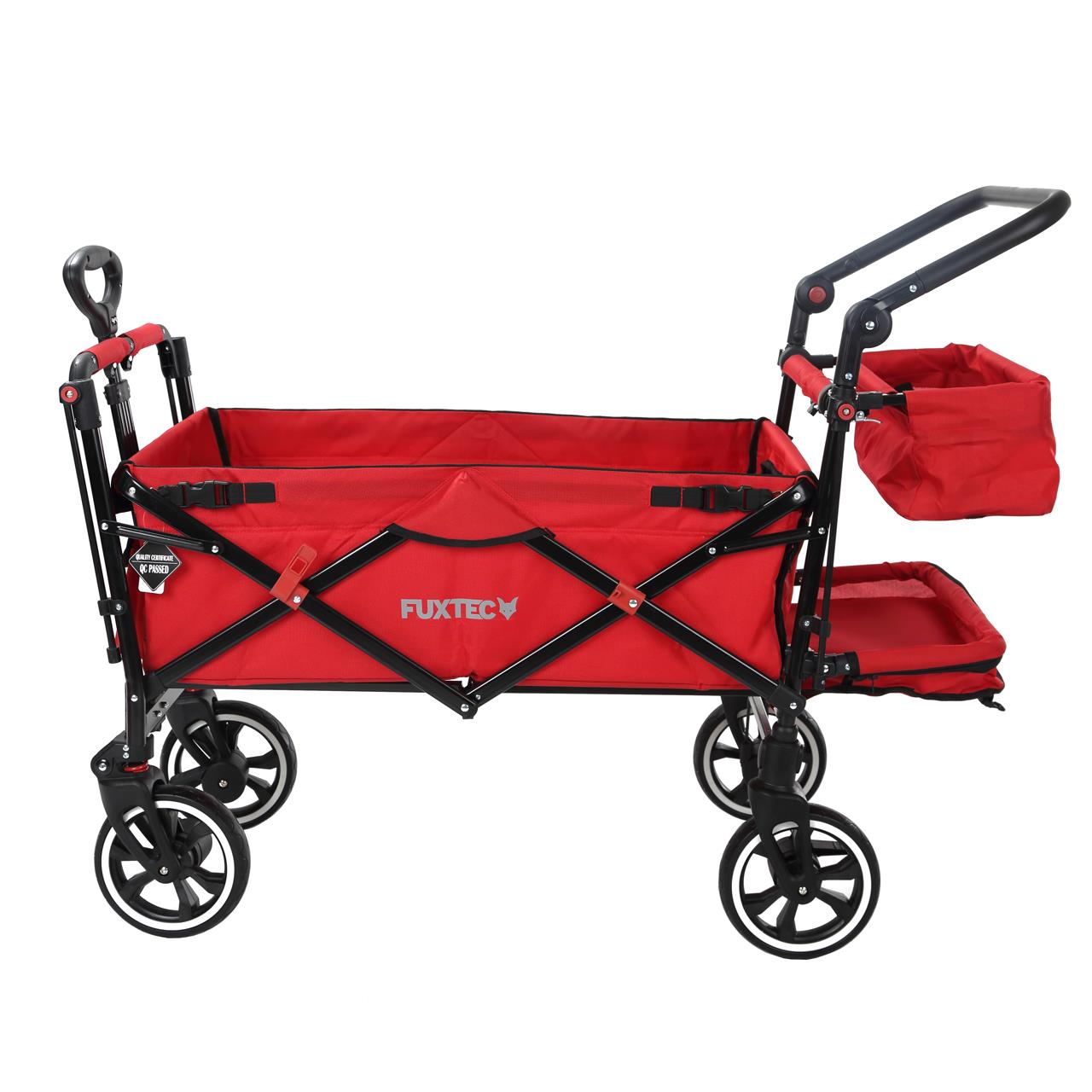 Carrello pieghevole premium passeggino per trasporto bambini spesa FUXTEC CT850