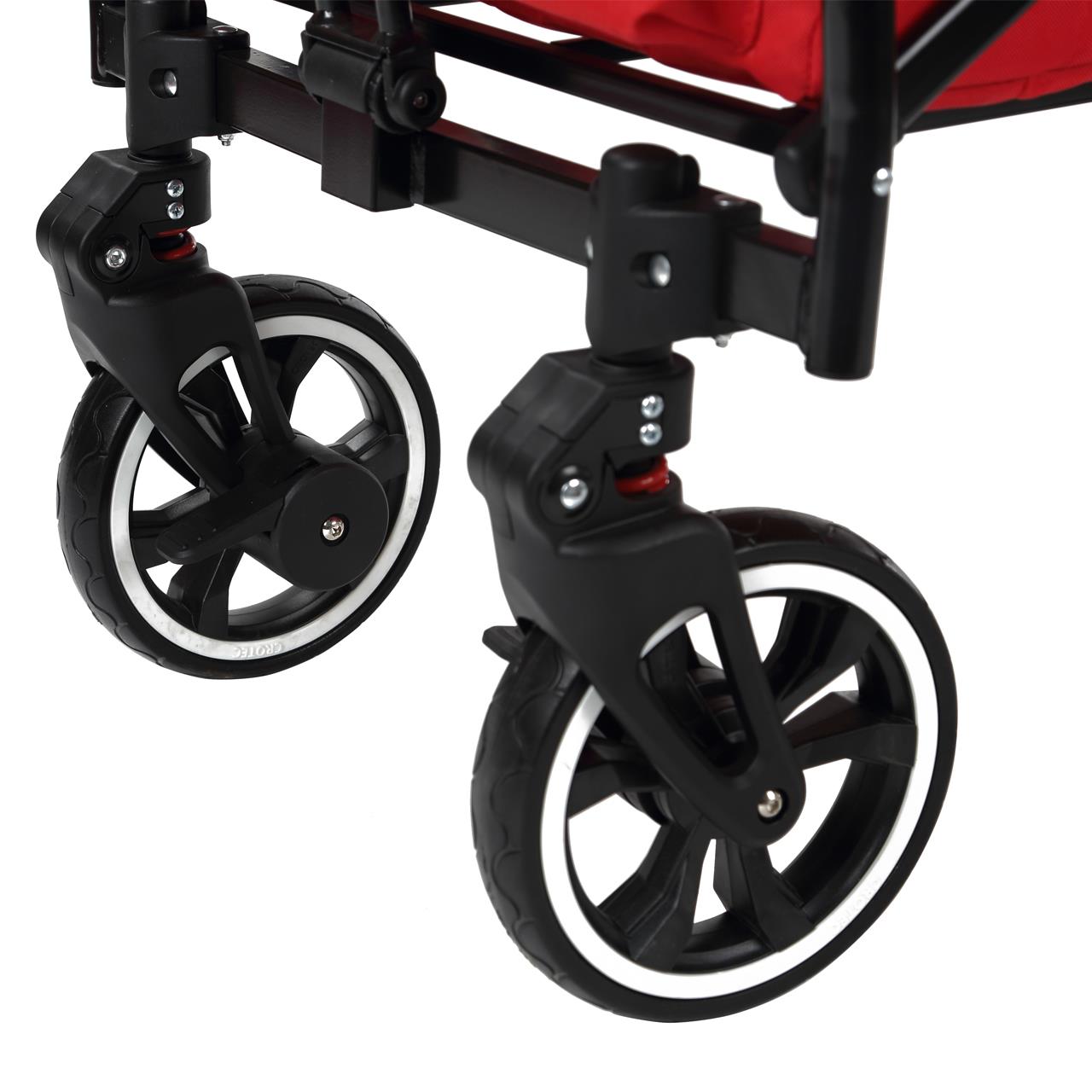 Carrello pieghevole premium passeggino per trasporto bambini spesa FUXTEC CT850