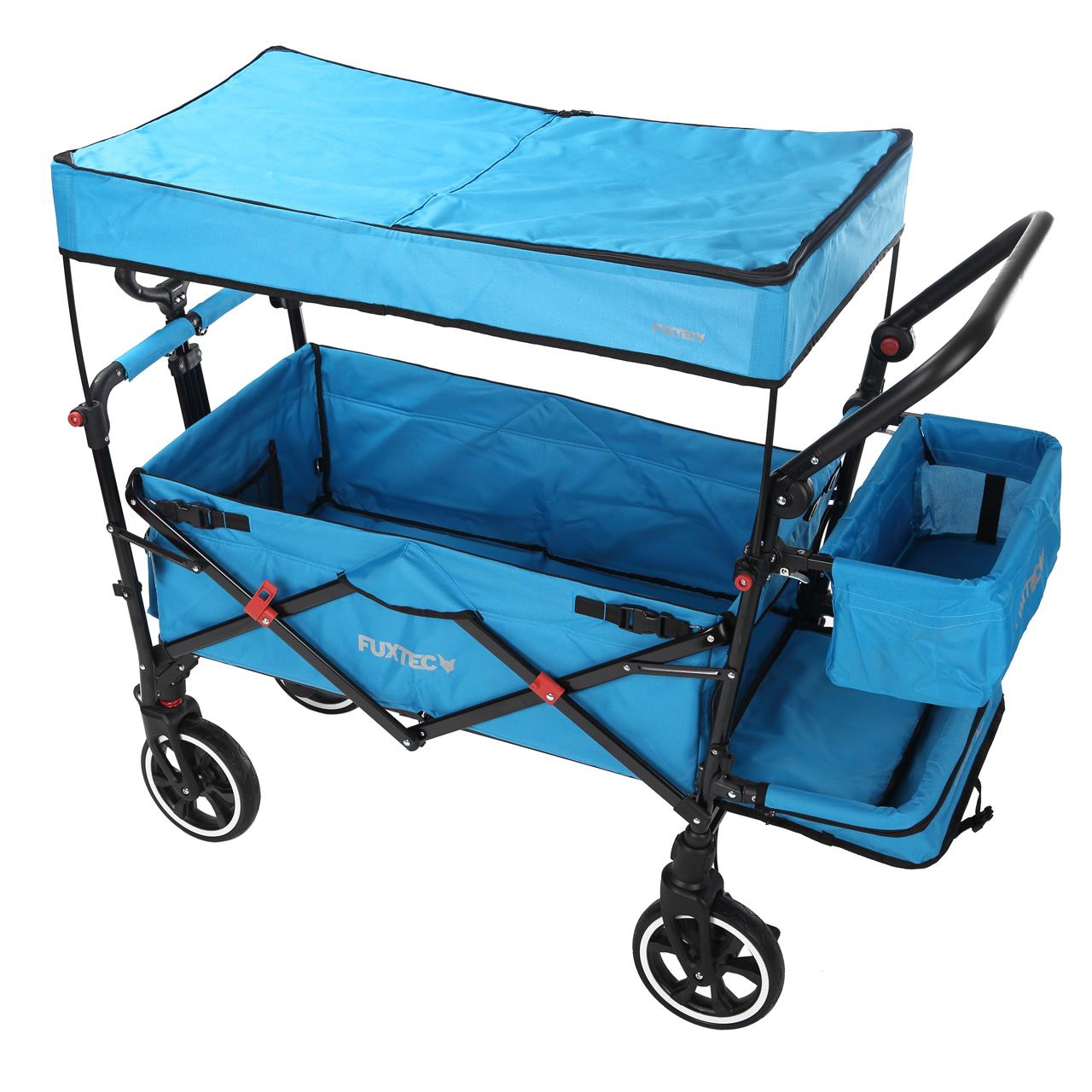 Carrello pieghevole premium passeggino per trasporto bambini spesa FUXTEC CT850