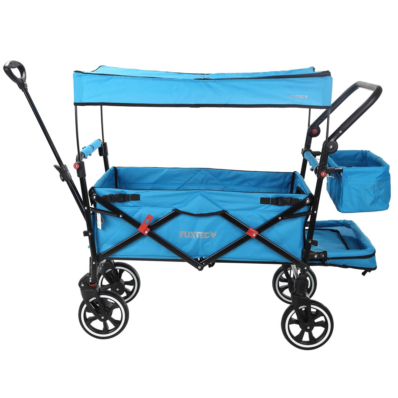 Carrello pieghevole premium passeggino per trasporto bambini spesa FUXTEC CT850