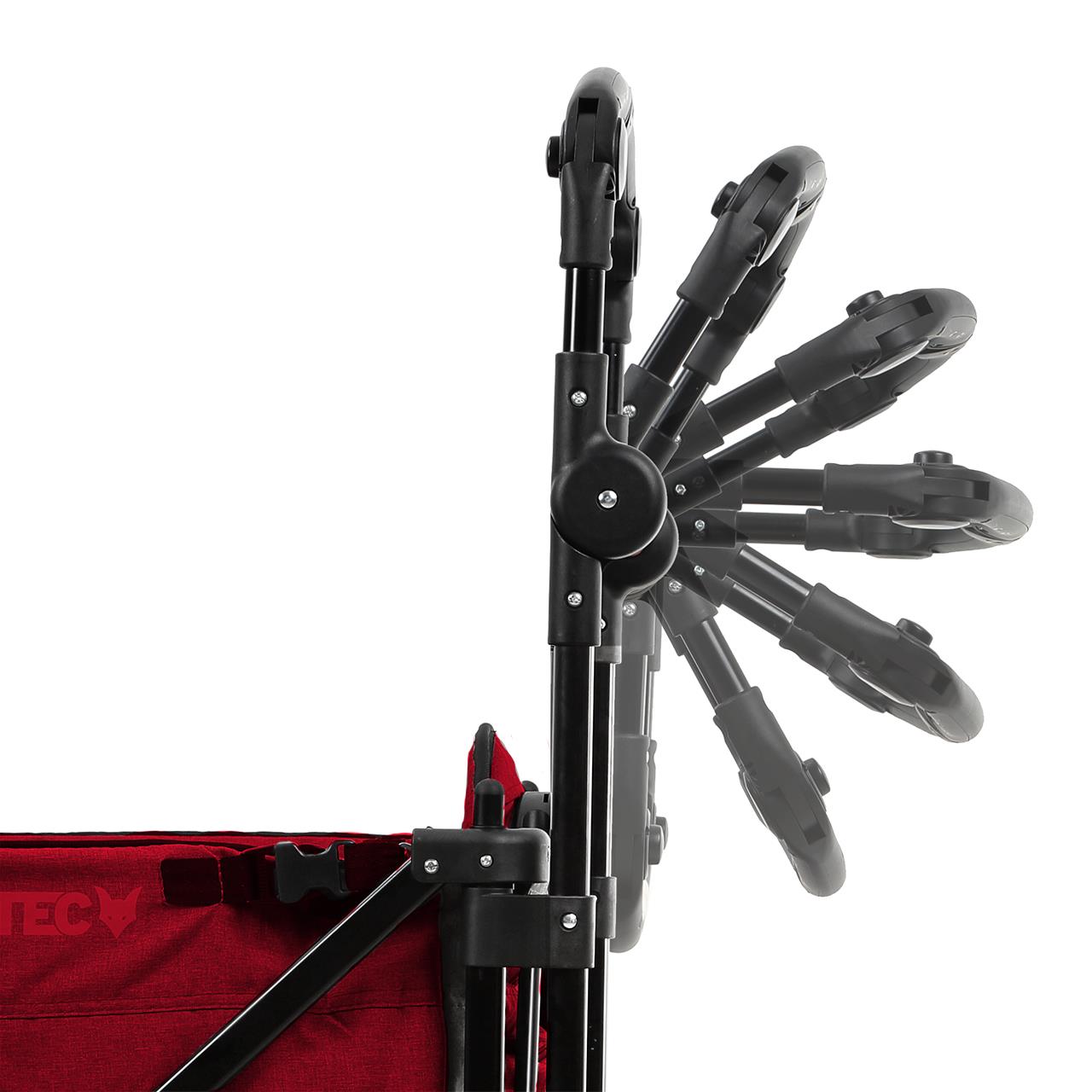 FUXTEC Carrello a mano pieghevole e compatto CTC850  stesso spazio ma meno ingombro