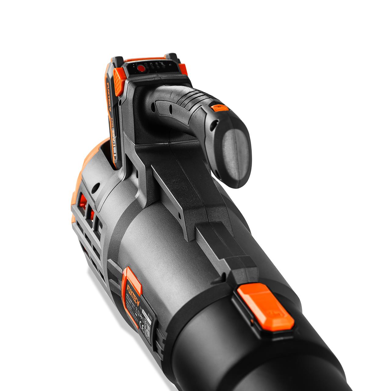 Soffiatore a batteria 20V FX-E1LB20 FUXTEC Set- con 1x batterie 4Ah e caricabatterie 2,4A