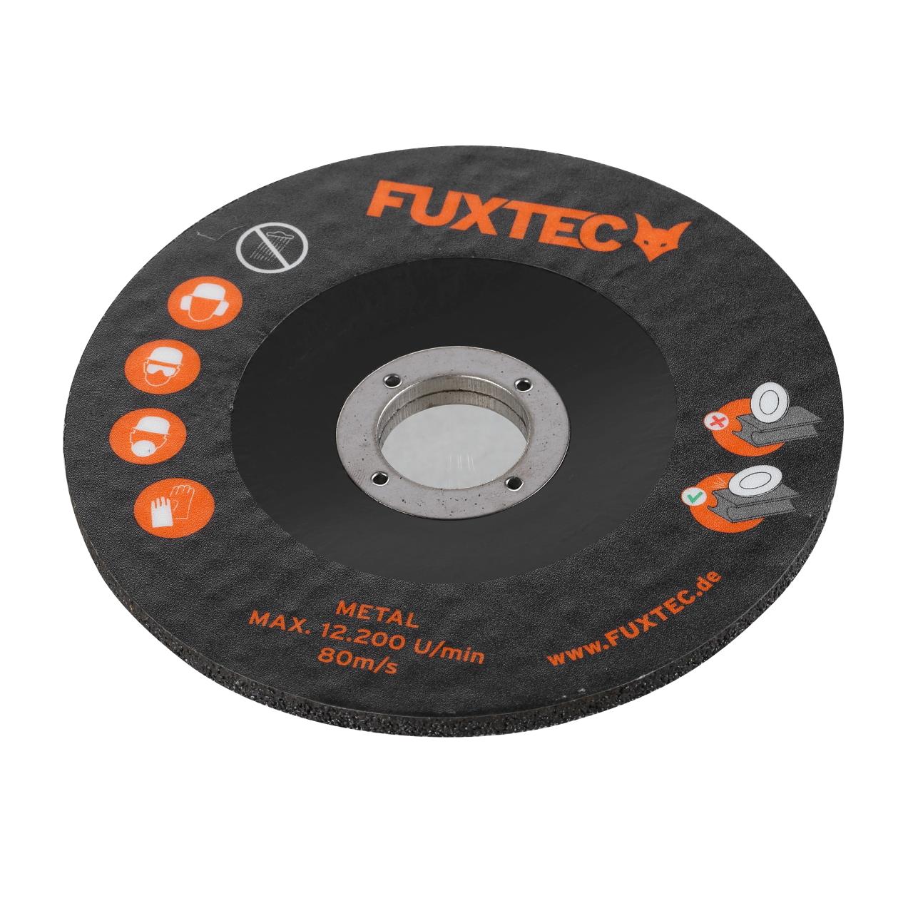 Smerigliatrice angolare, levigatrice FUXTEC FX E1WS20- batteria non compresa