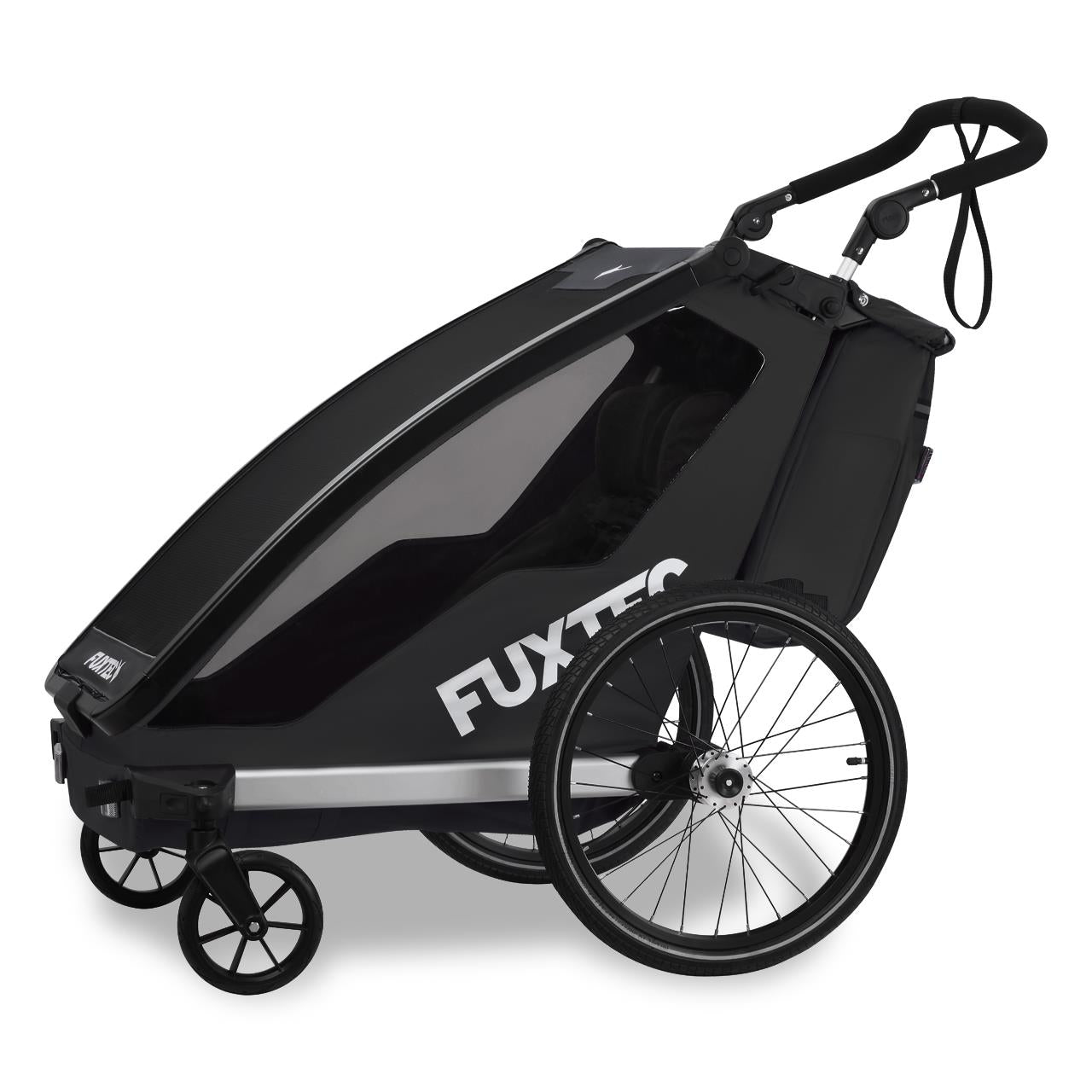 Rimorchio per Biciclette FUXTEC e Jogger Sportfux FX-FA1 con Ruota da Jogging inclusa