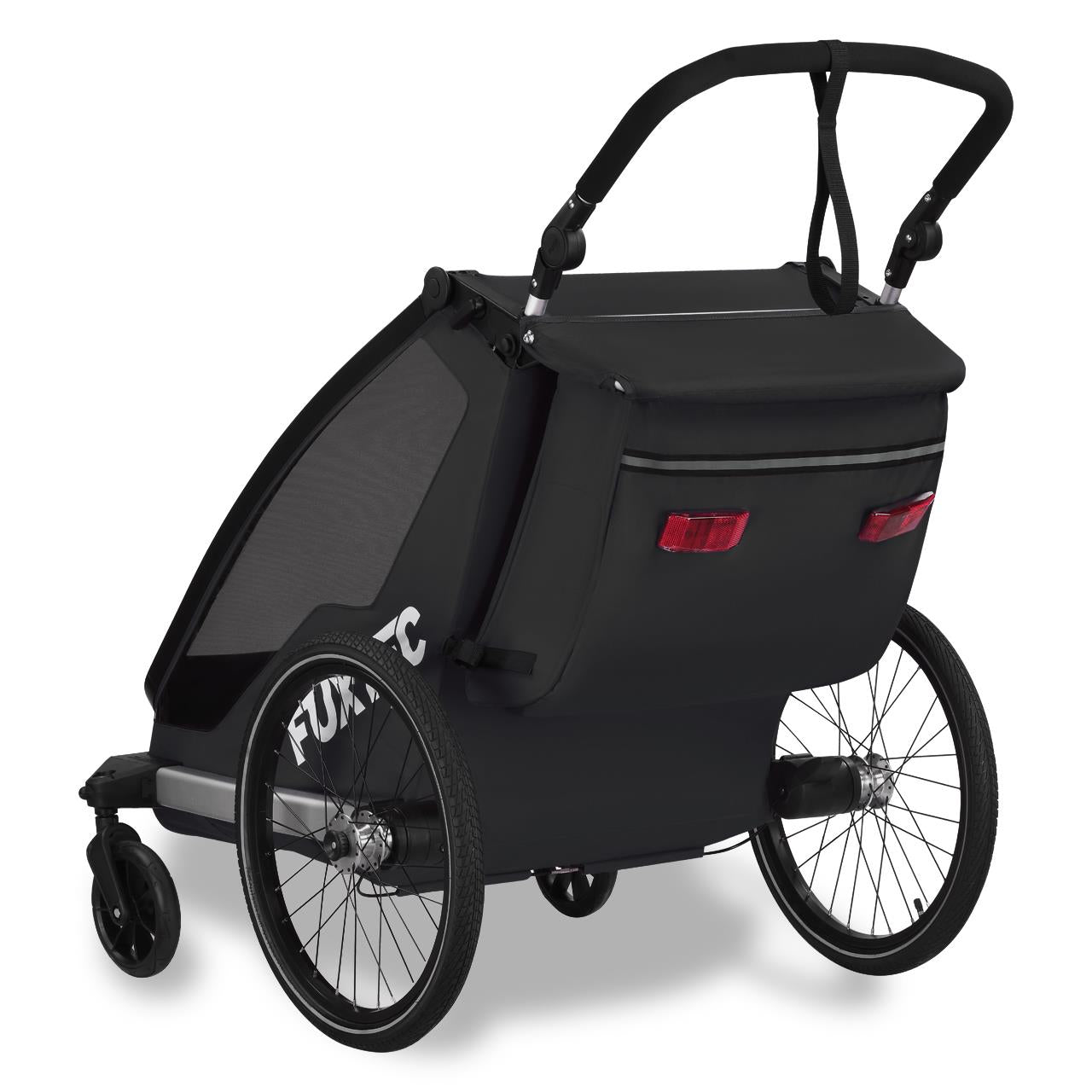 Rimorchio per Biciclette FUXTEC e Jogger Sportfux FX-FA1 con Ruota da Jogging inclusa