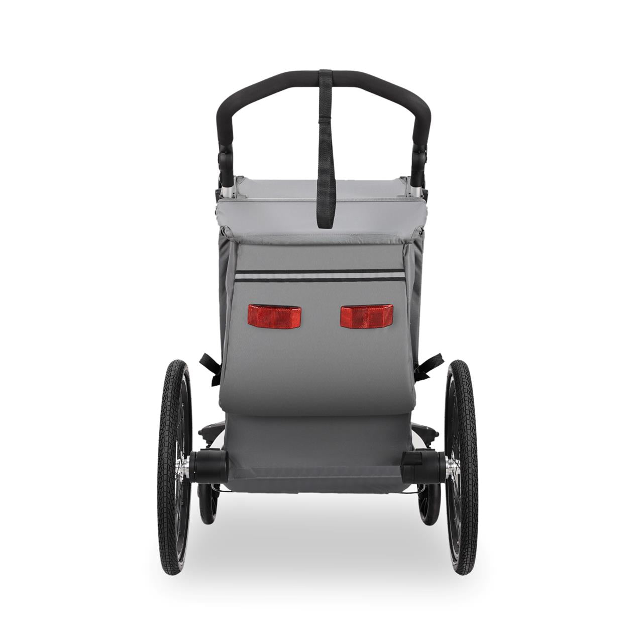 Rimorchio per bici FUXTEC FX-FA1S grigio con ruota jogger