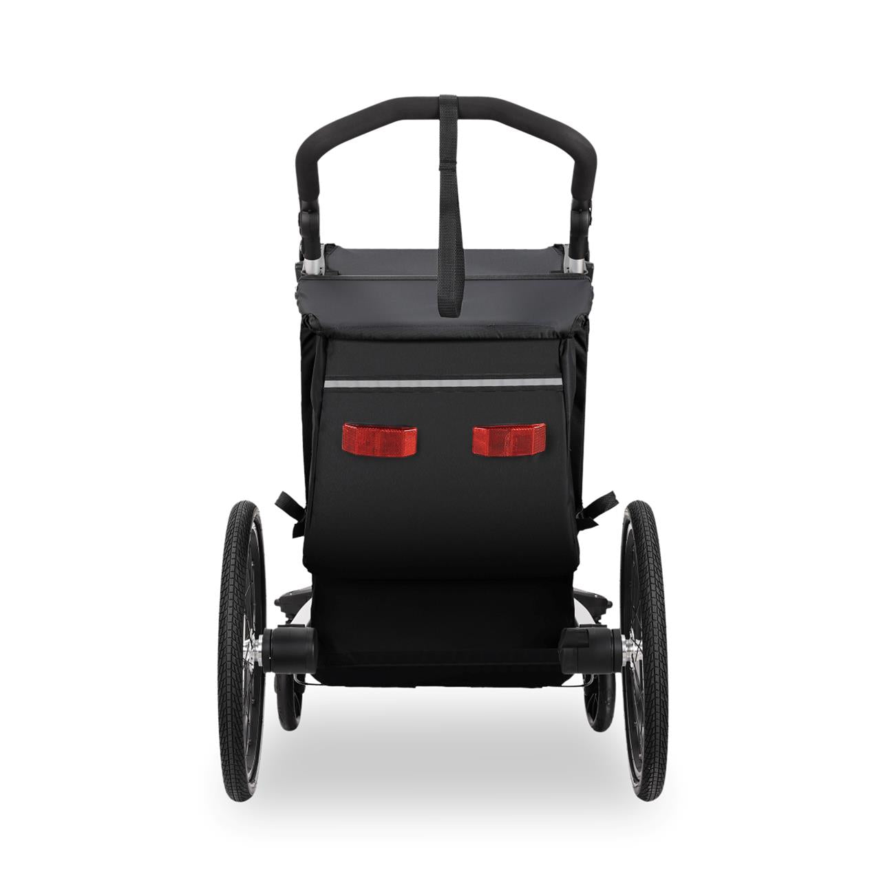 Rimorchio per biciclette FUXTEC FX-FA1S nero con ruota jogger