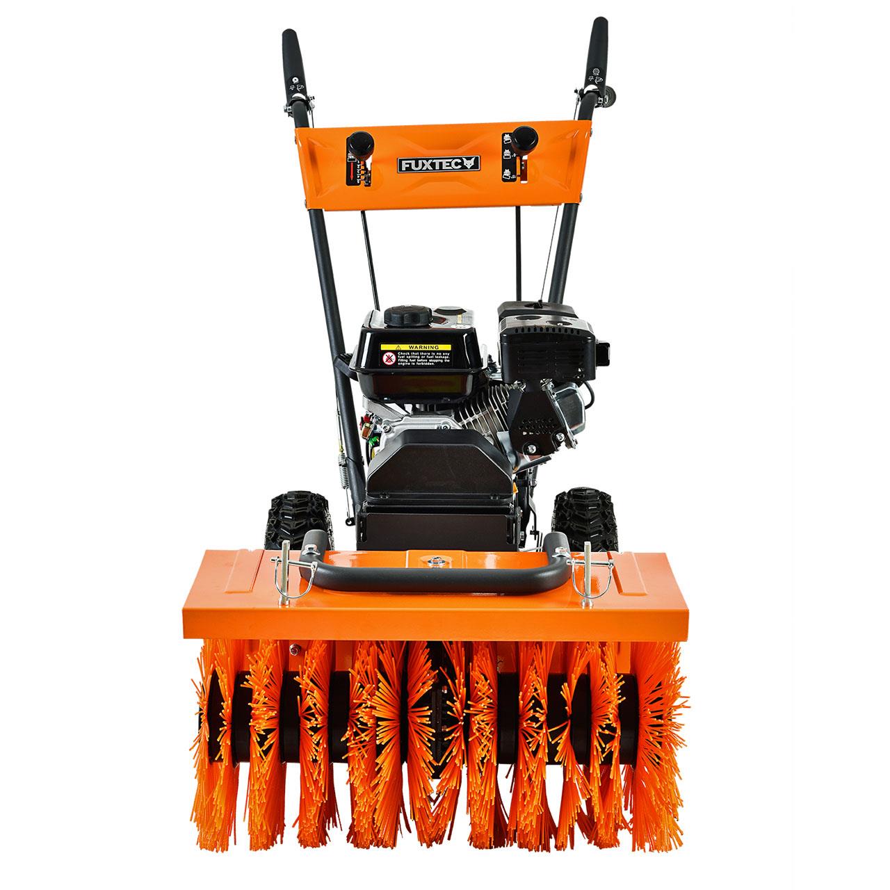 Spazzatrice set spazzaneve a scoppio KIT con lama spalaneve FUXTEC KM196 set3 196cc e 5,5CV