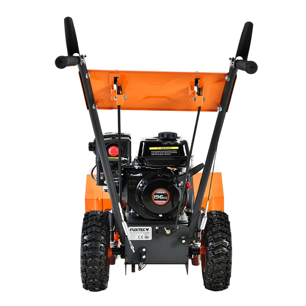 Spazzatrice set spazzaneve a scoppio KIT con lama spalaneve FUXTEC KM196 set3 196cc e 5,5CV