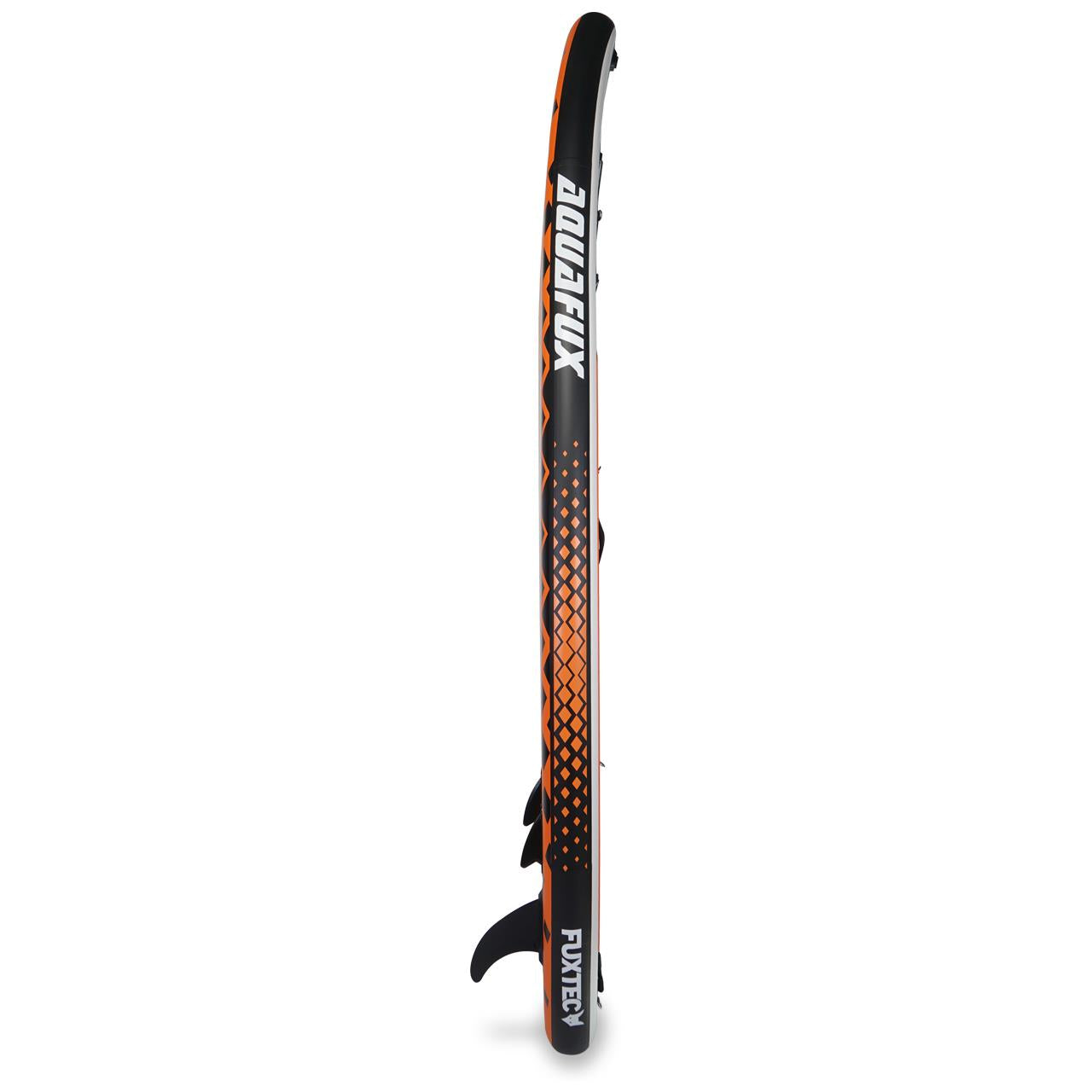 Tavola Stand Up Paddle, SUP Board FUXTEC SUP320Eco Tavola Nera e bianca.
