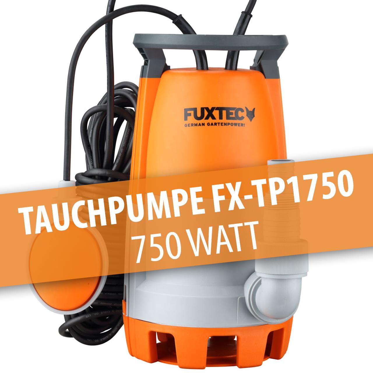 Pompa sommersa per acque nere TP1750 FUXTEC